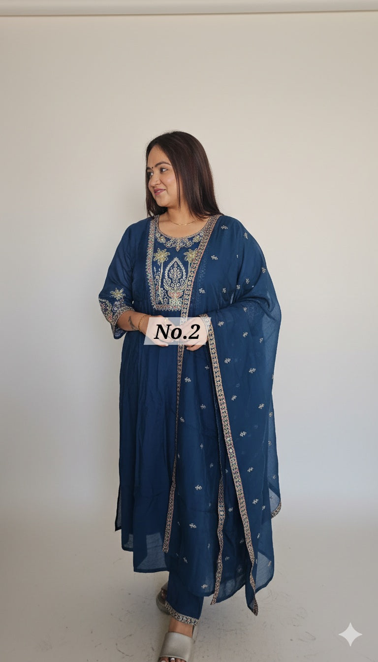 PURE MAL CHANDERI DRESS (NO. 2)