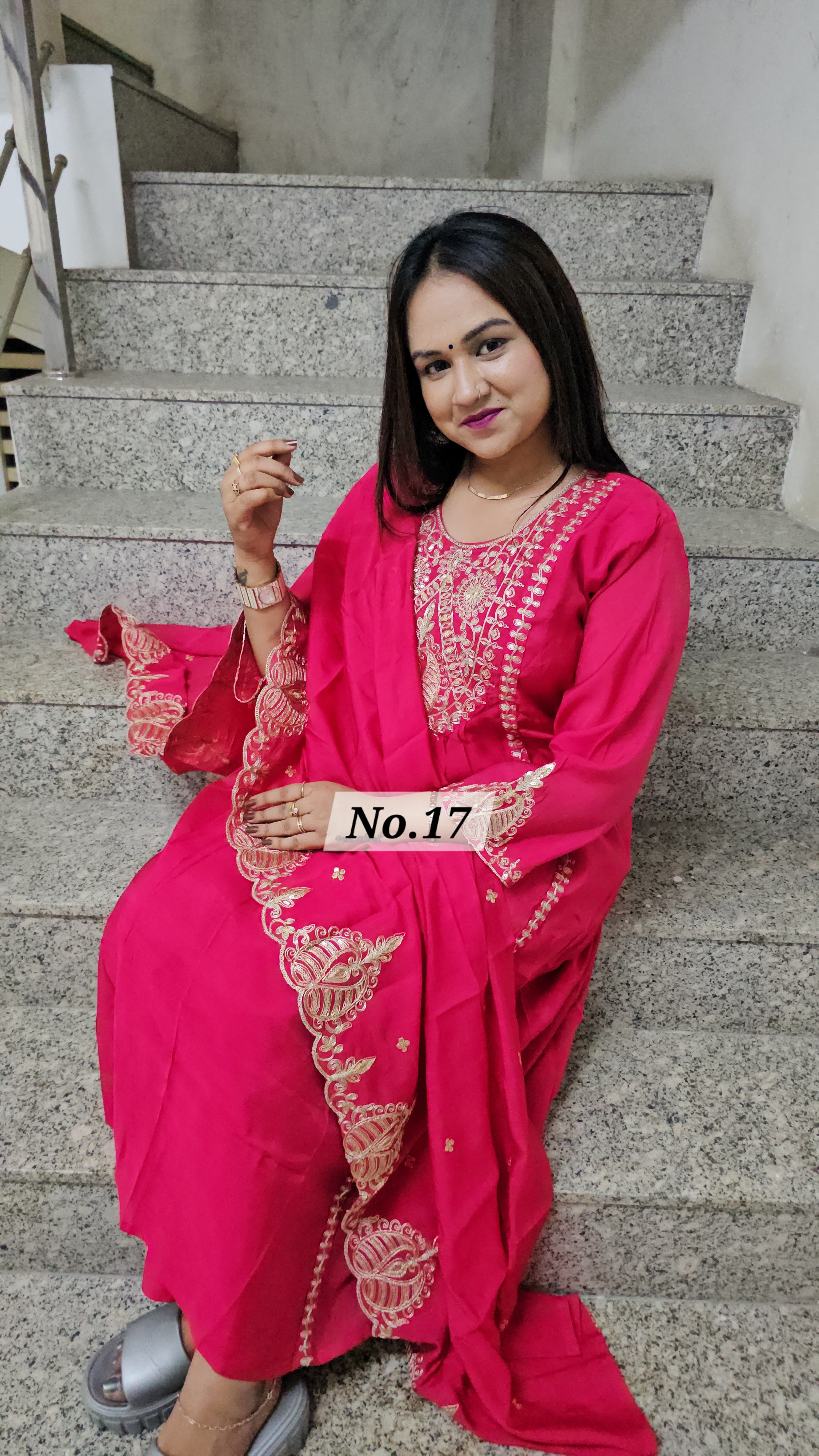 PURE MAL CHANDERI DRESS (NO. 17)