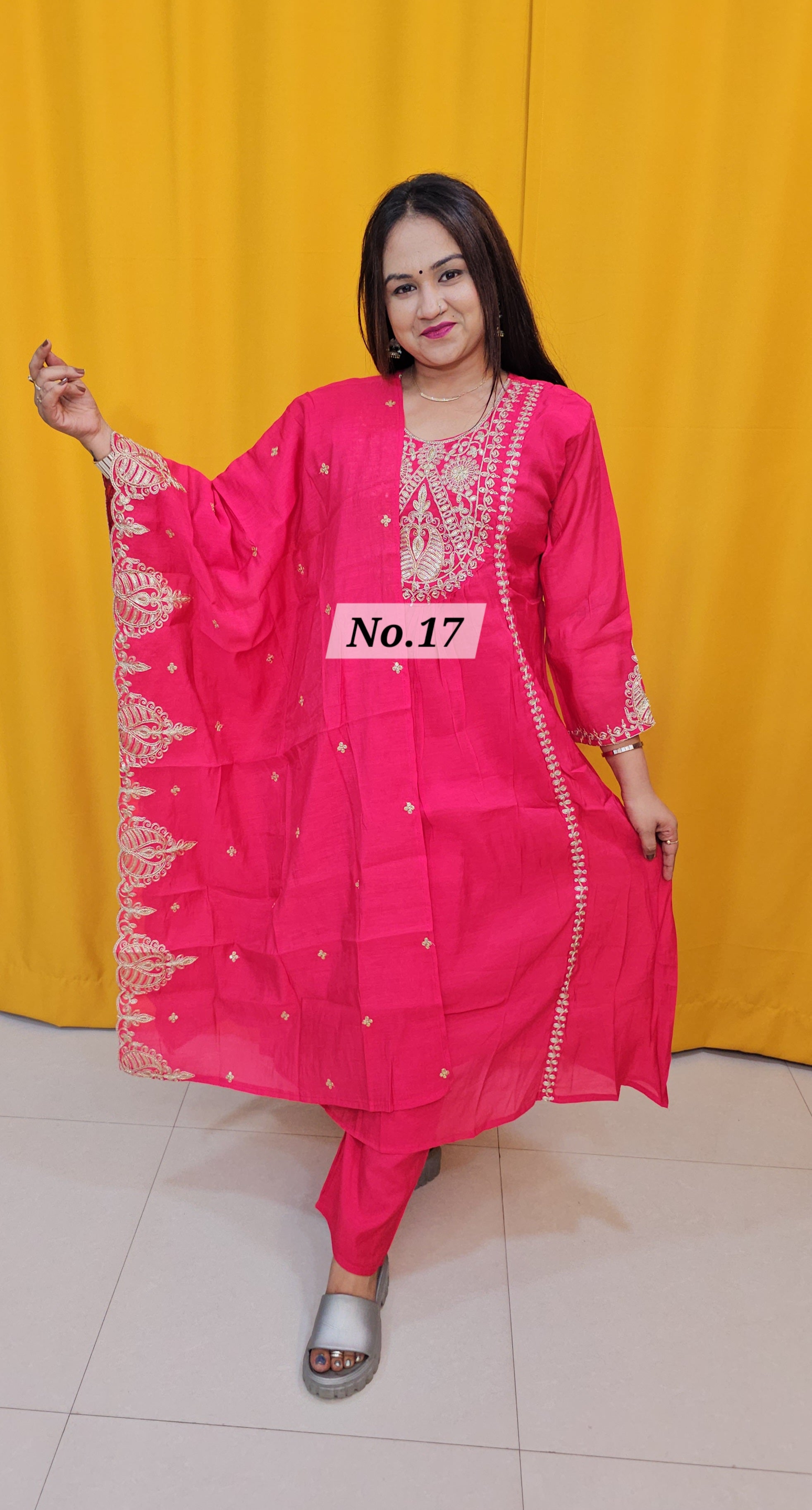 PURE MAL CHANDERI DRESS (NO. 17)