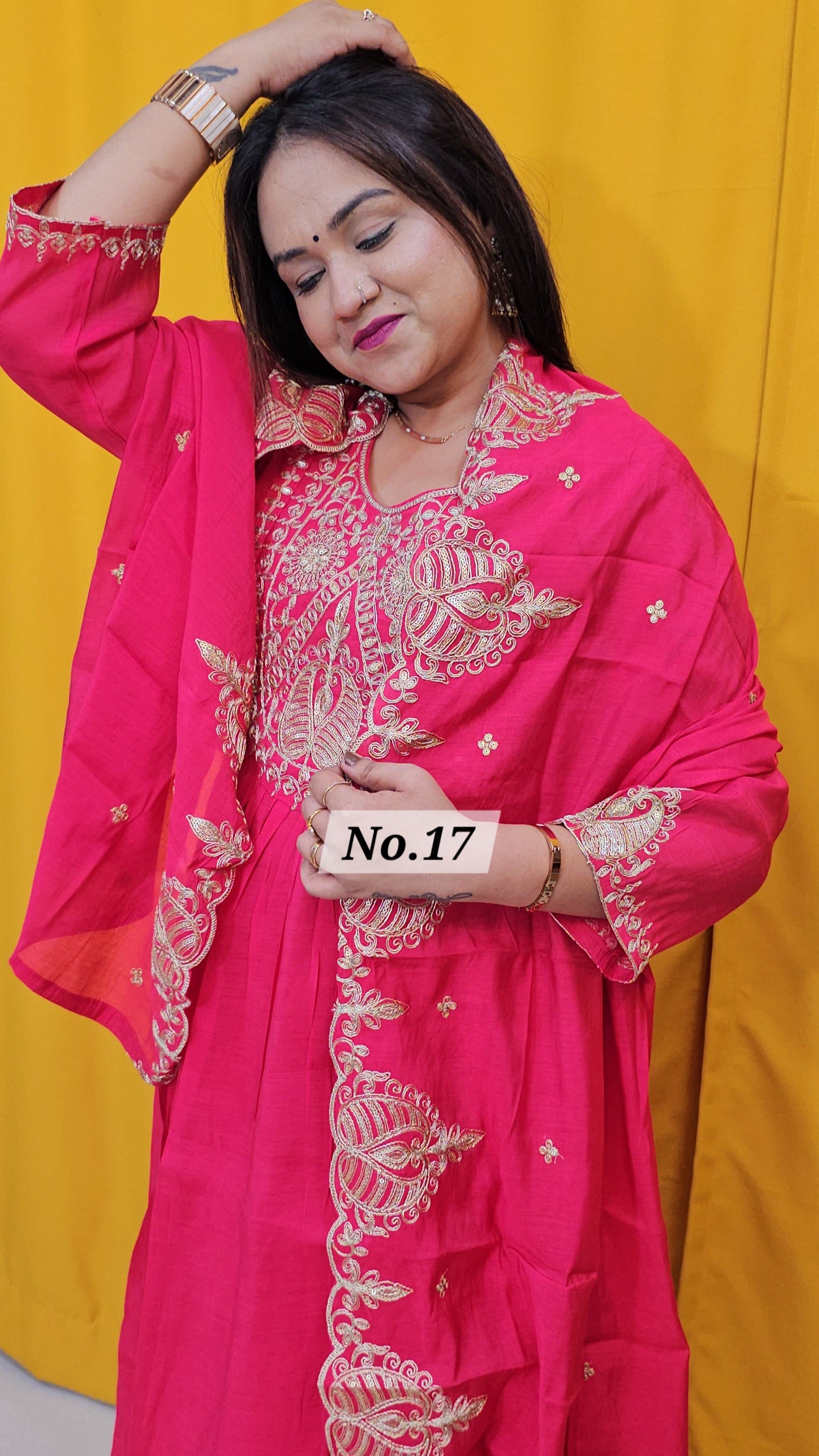 PURE MAL CHANDERI DRESS (NO. 17)