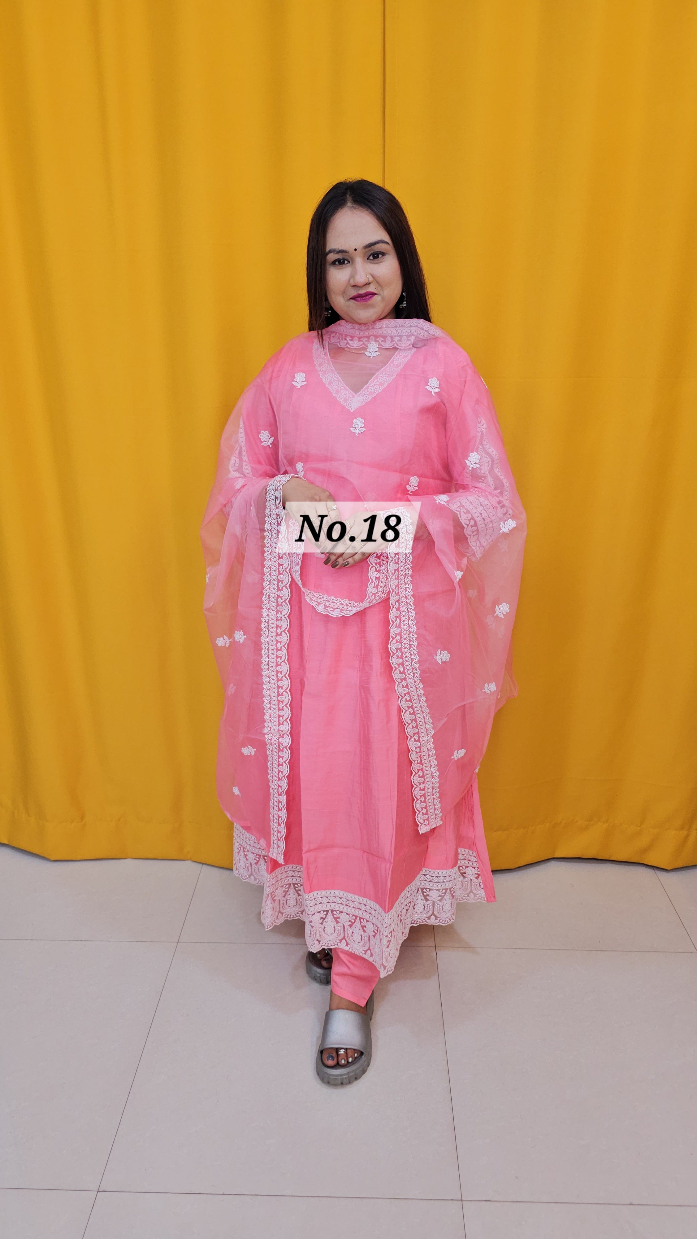 PURE MAL CHANDERI DRESS (NO. 18)