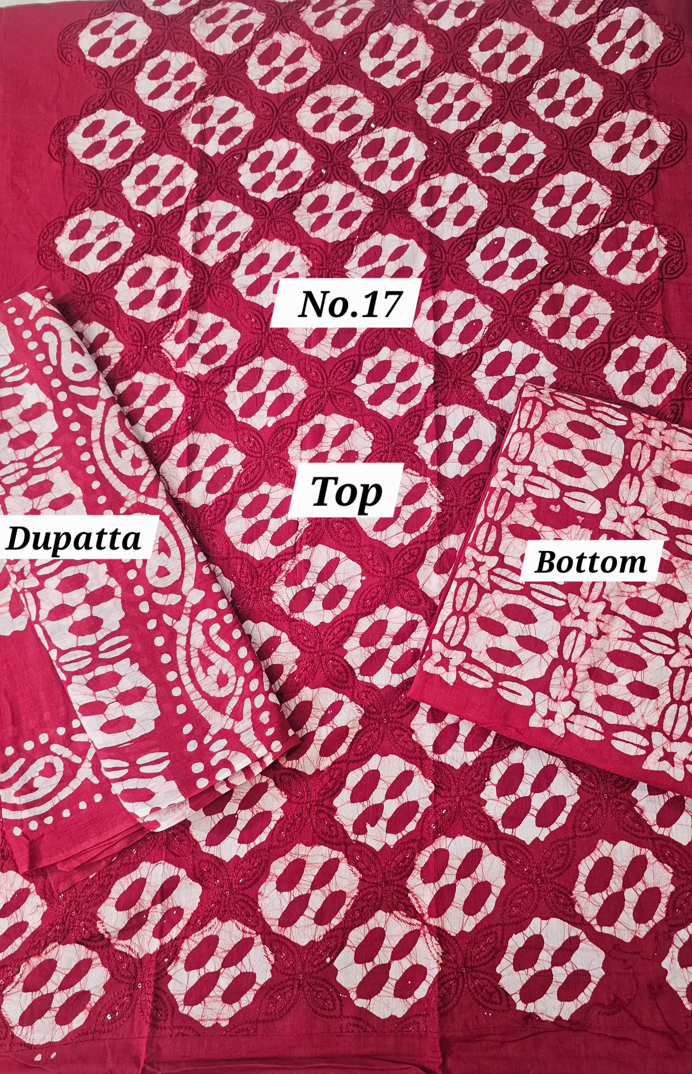 Premium 3PC Dress Material (No. 17)