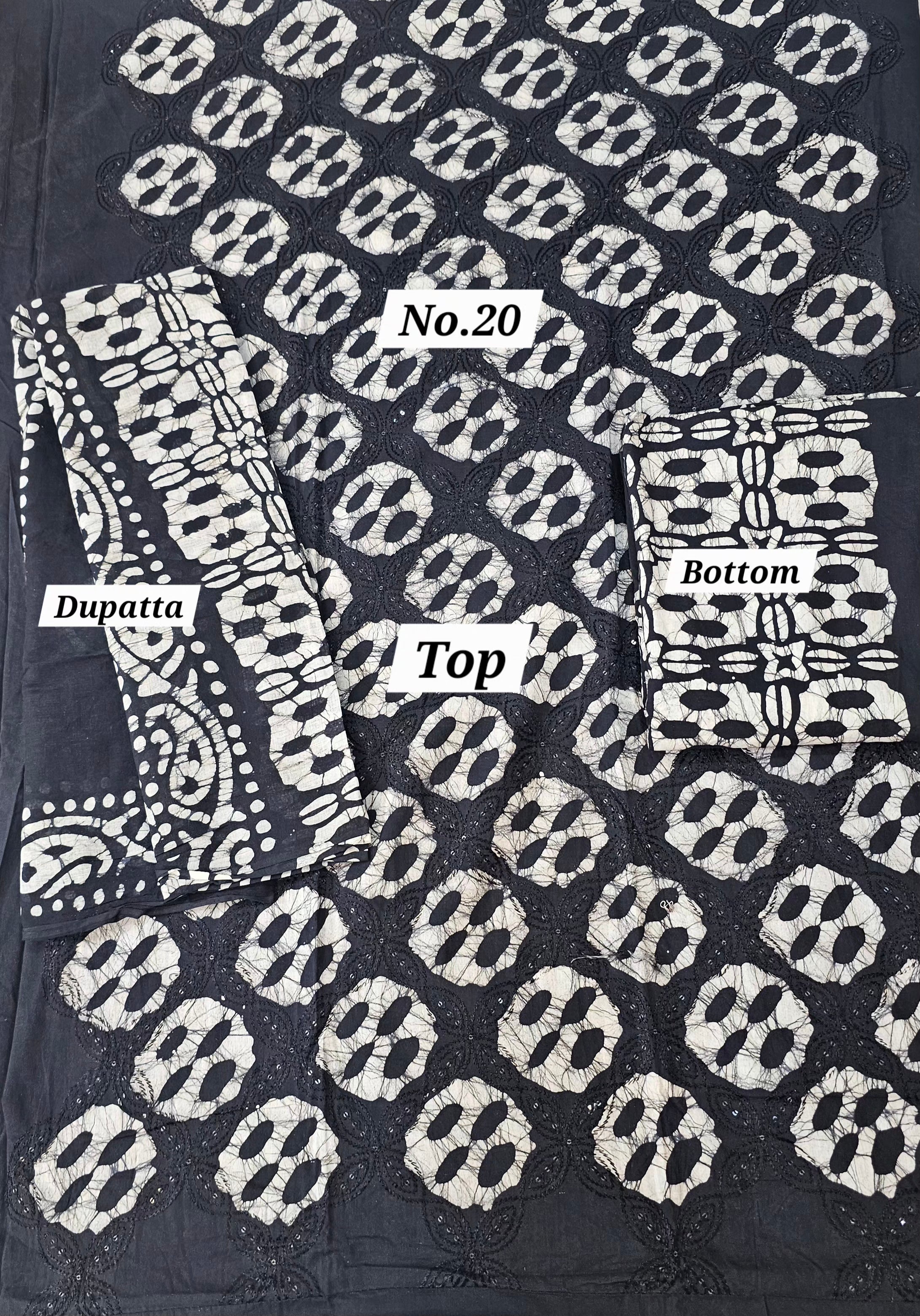 Premium 3PC Dress Material (No. 20)