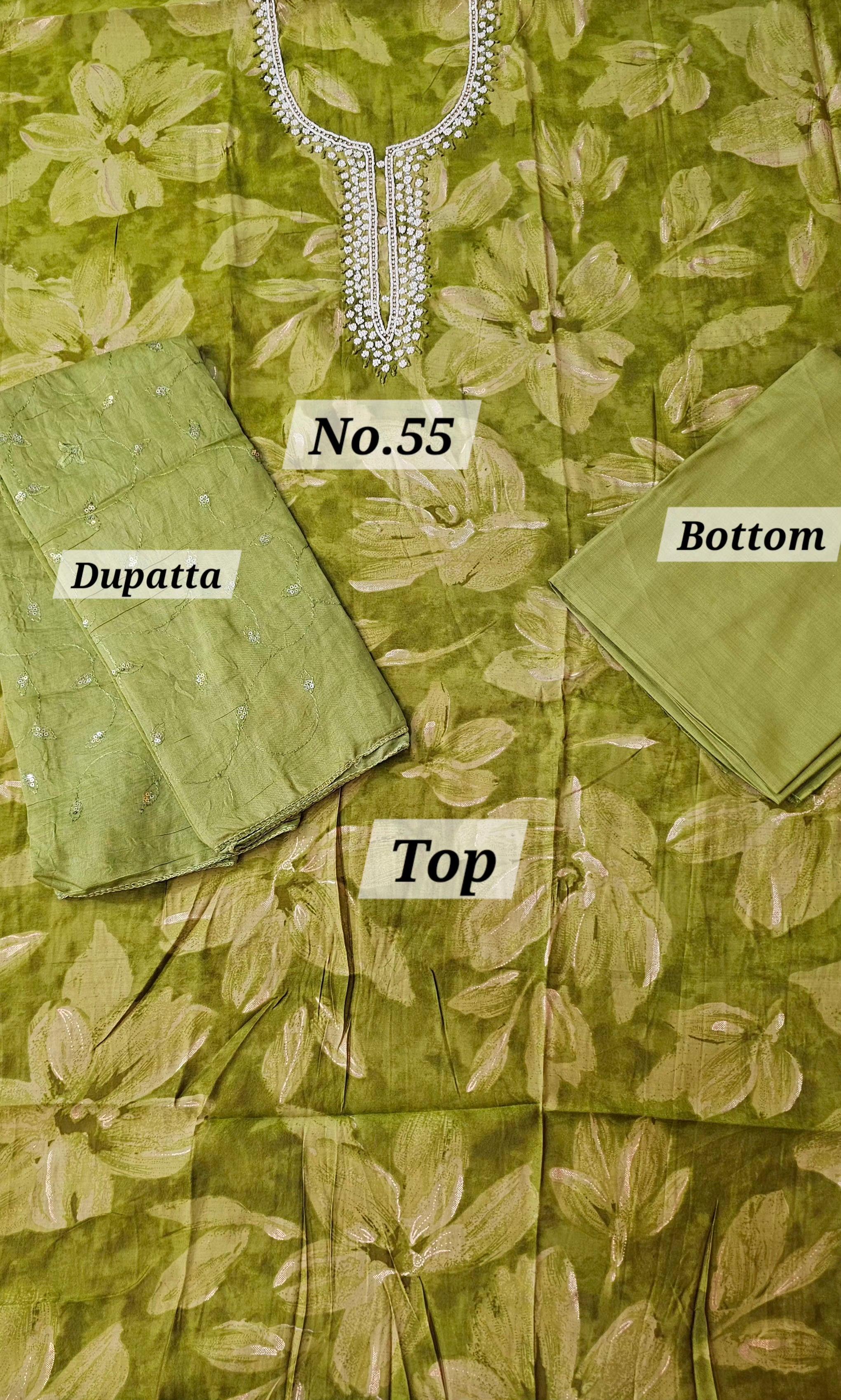 Premium 3PC Dress Material (No. 55)