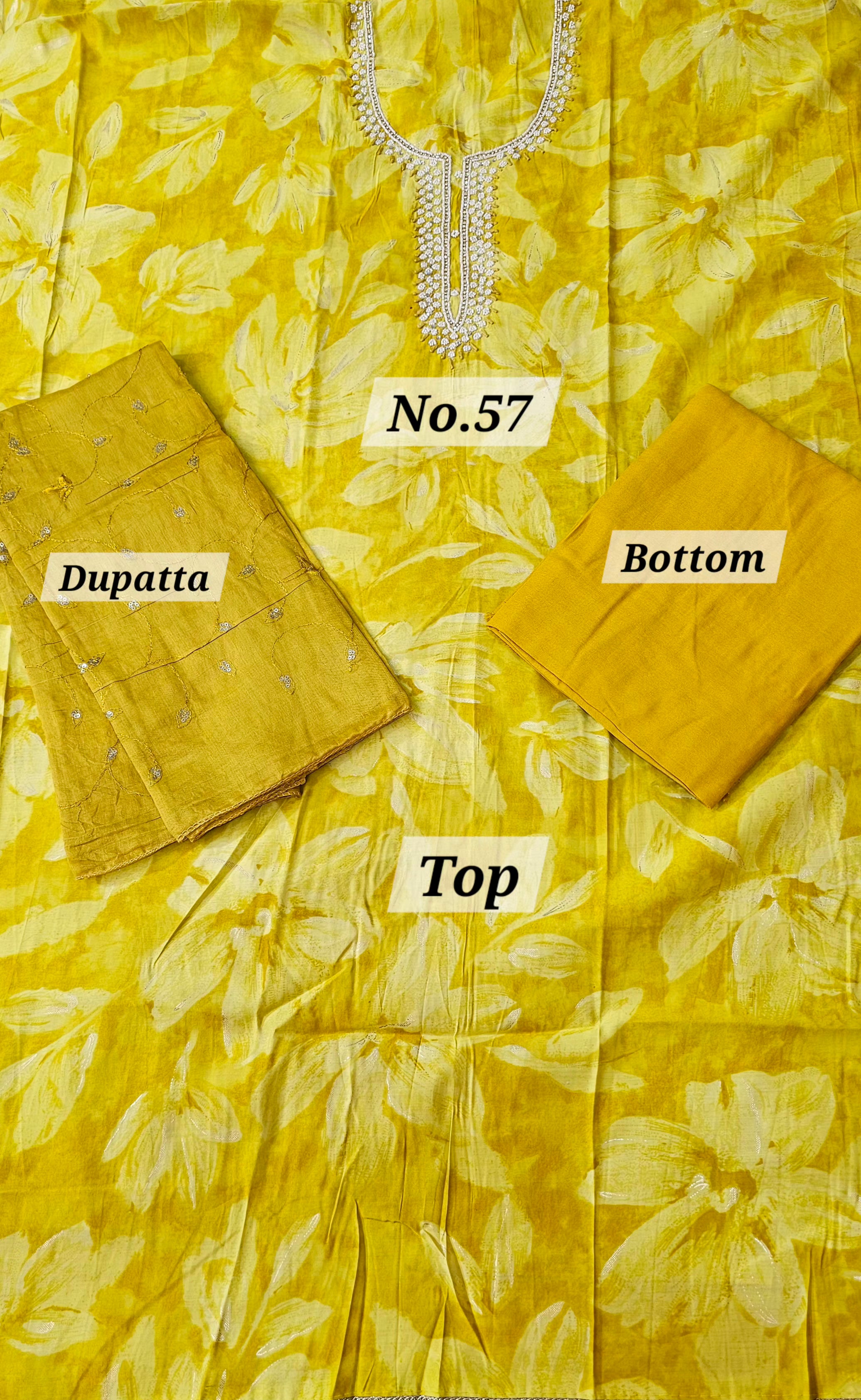 Premium 3PC Dress Material (No. 57)