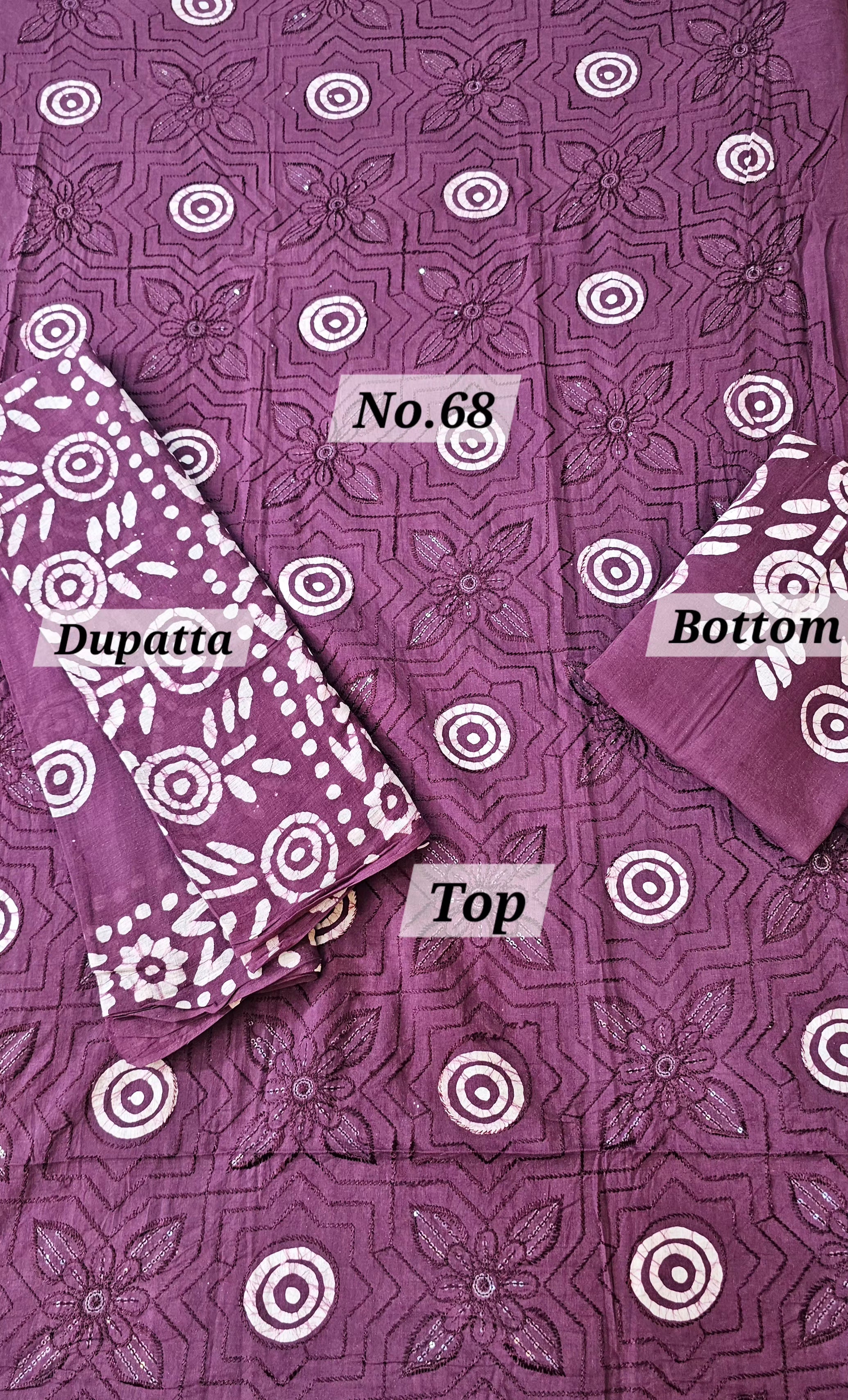 Premium 3PC Dress Material (No. 68)