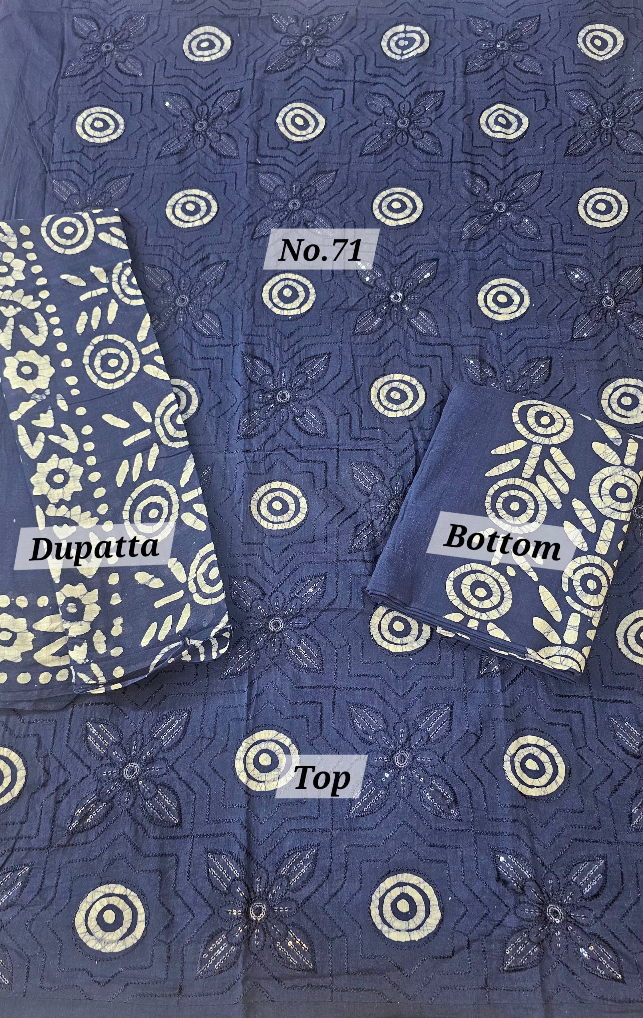 Premium 3PC Dress Material (No. 71)