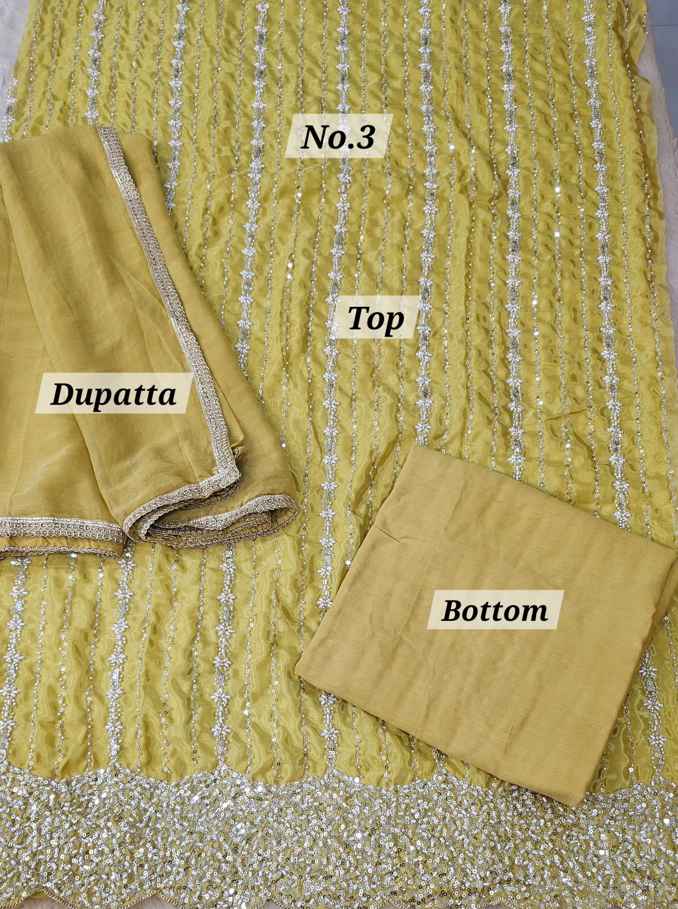 Jugni 3 PC Dress Material (No. 3)