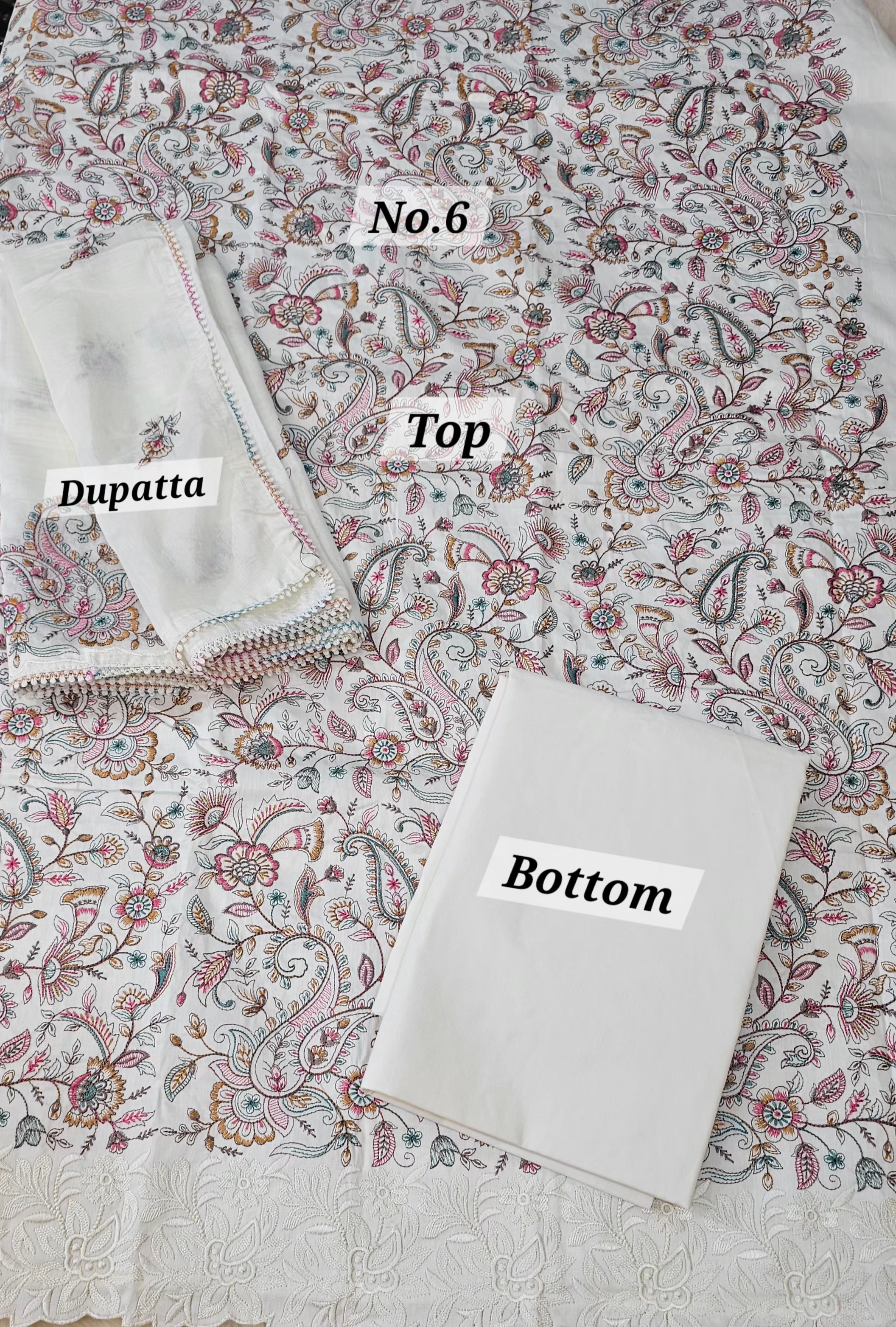 Jugni 3 PC Dress Material (No. 6)