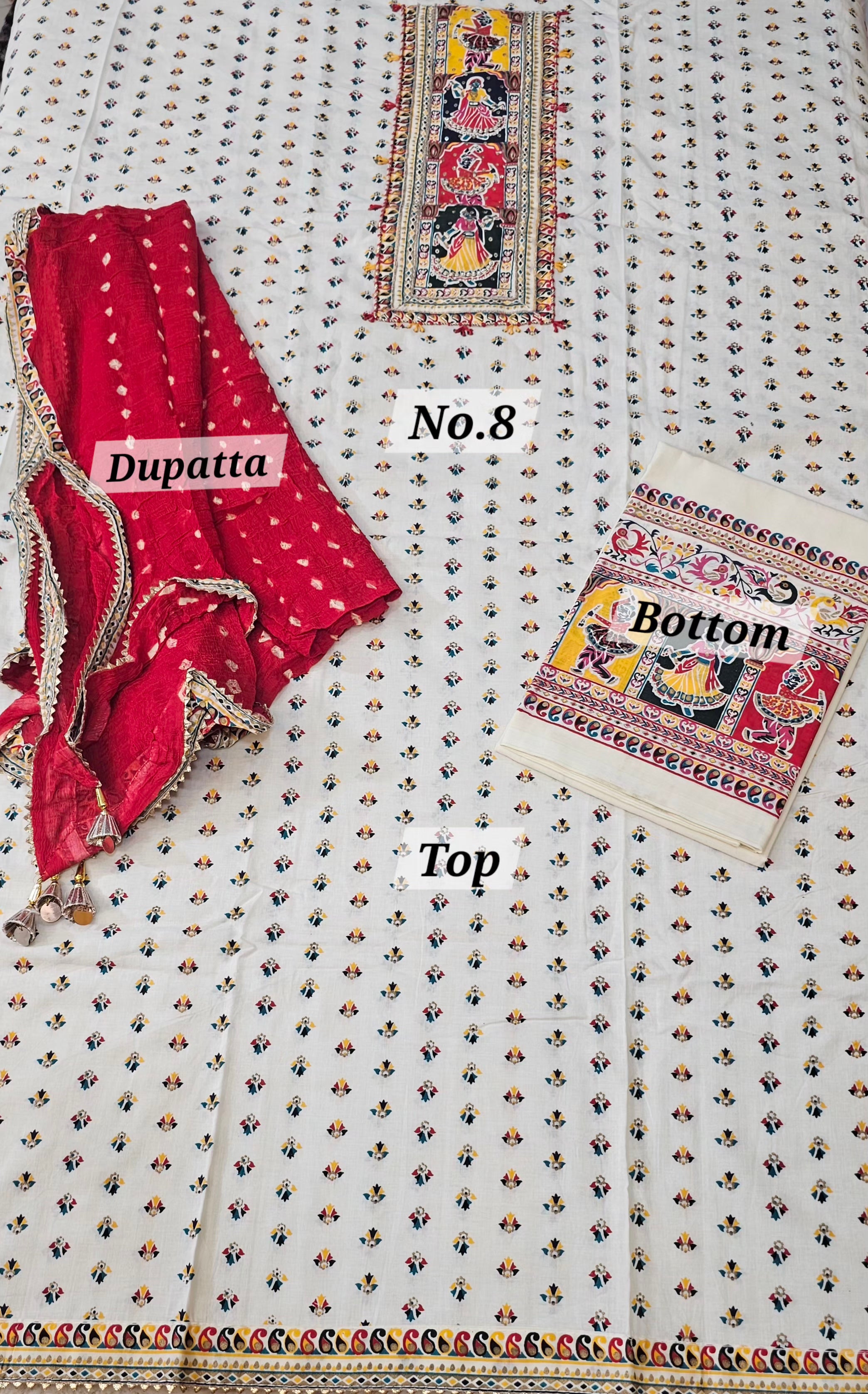 Jugni 3 PC Dress Material (No. 8)