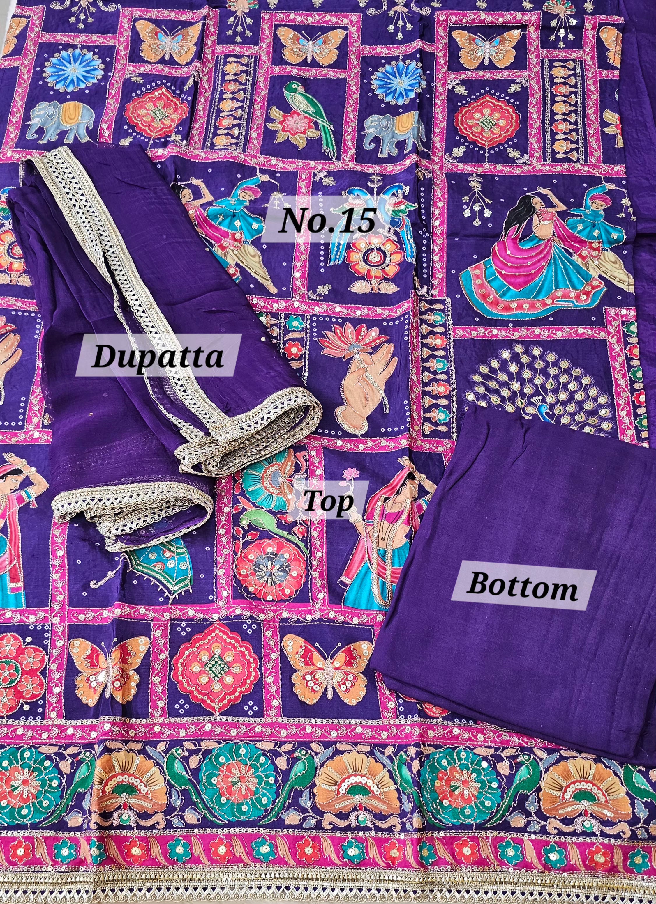 Jugni 3 PC Dress Material (No. 15)