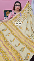 HANDBLOCK MAL COTTON SAREE (NO.13)