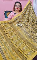 AJRAKH MAHESWARI SAREE (NO .7)