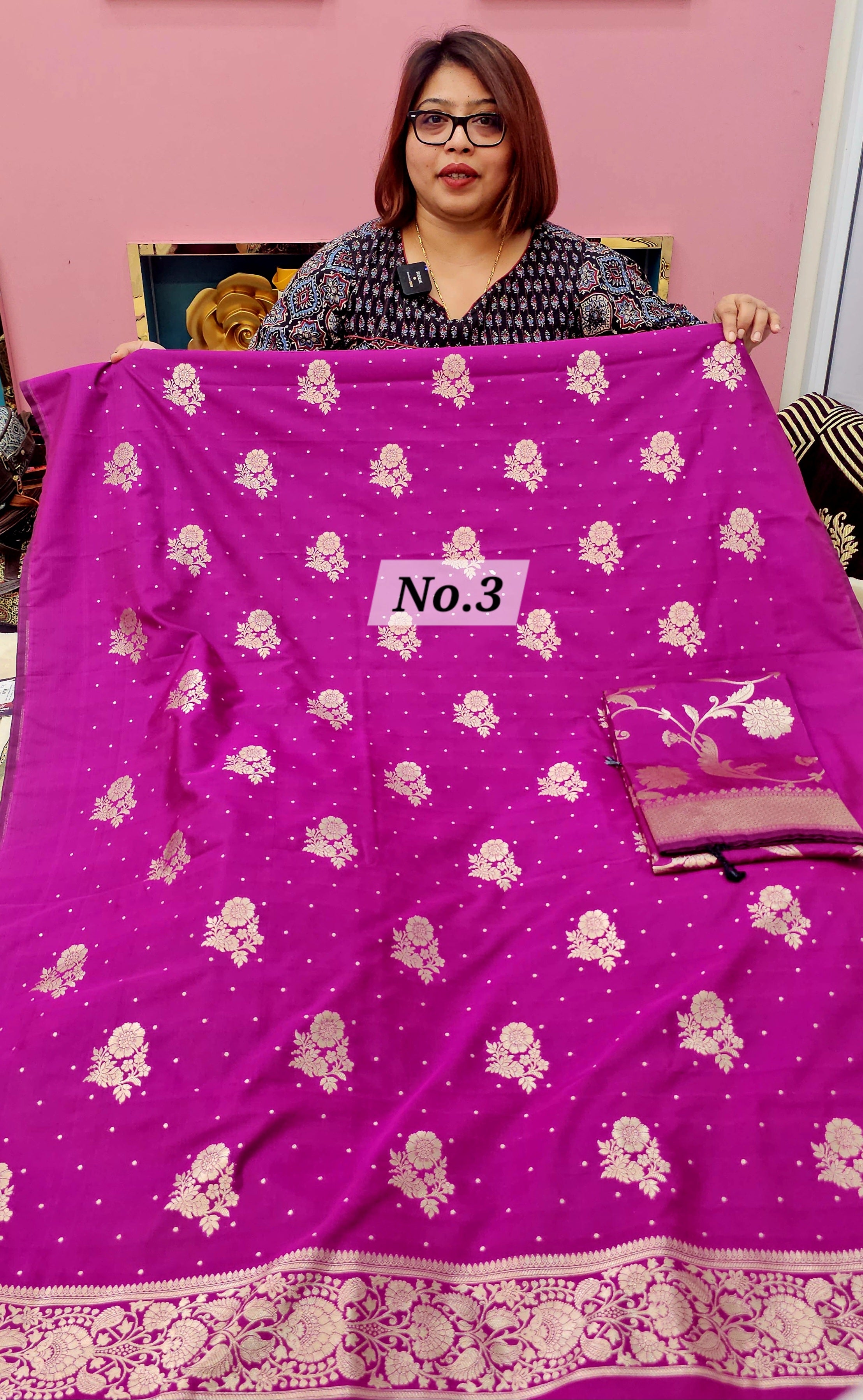 HANDLOOM PURE QUALITY 3PC DRESS MATERIAL (NO.3)