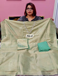 HANDLOOM PURE QUALITY 3PC DRESS MATERIAL (NO.4)