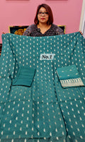 PURE HANDLOOM SILK 3PC DRESS MATERIAL (NO.1)