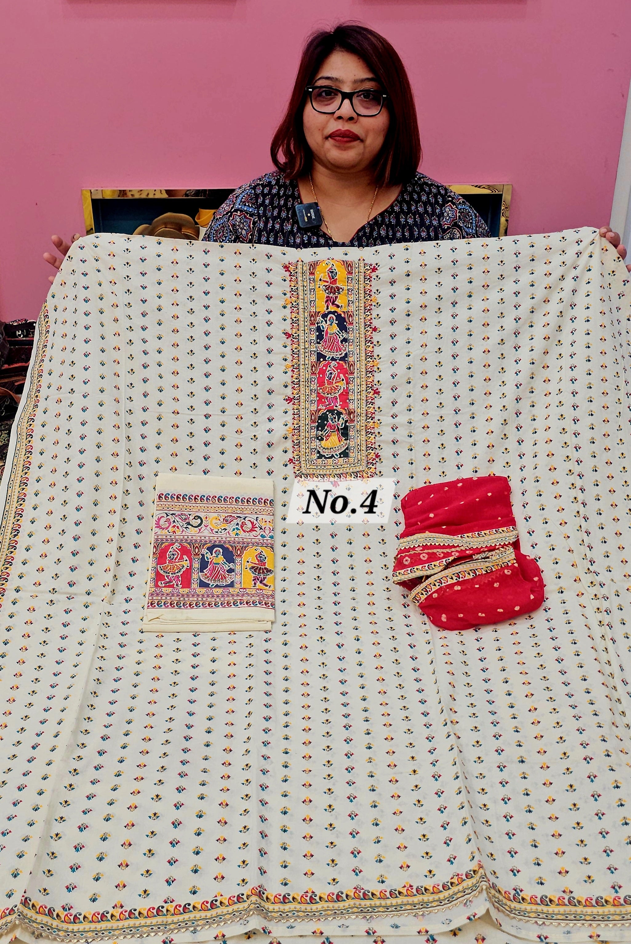 JUGNI 3PC DRESS MATERIAL (NO.4)