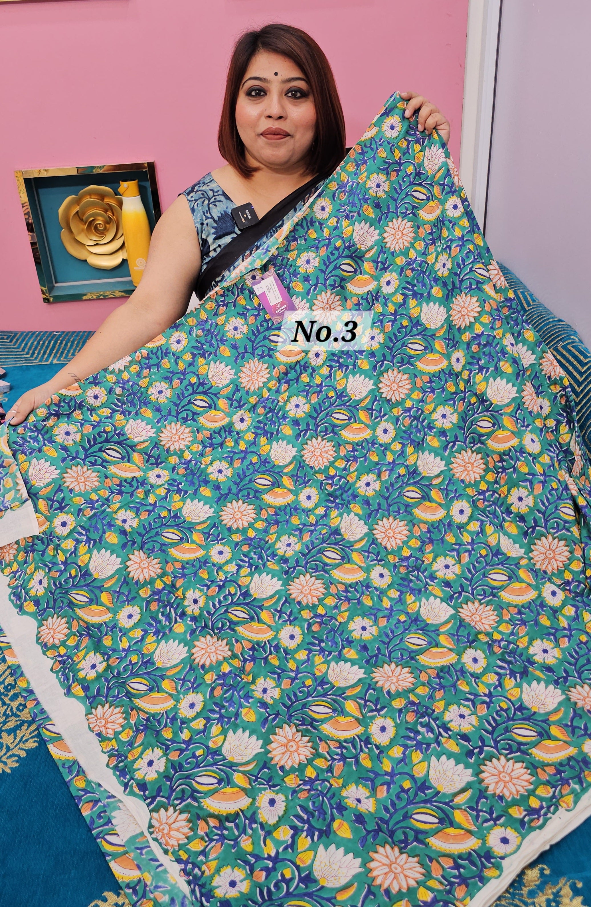 5MTR HANDBLOCK FABRIC (NO.3)