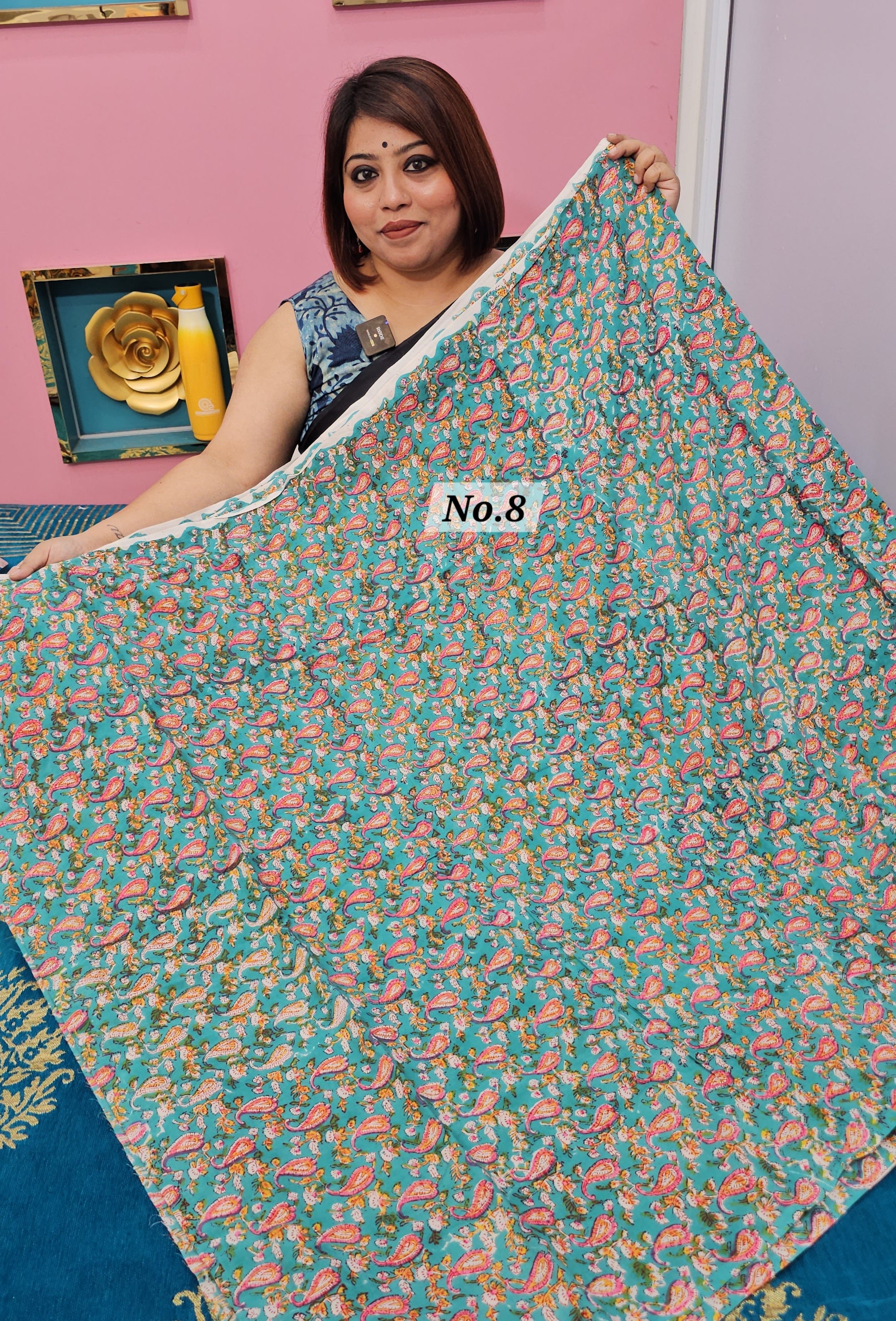5MTR HANDBLOCK FABRIC (NO.8)