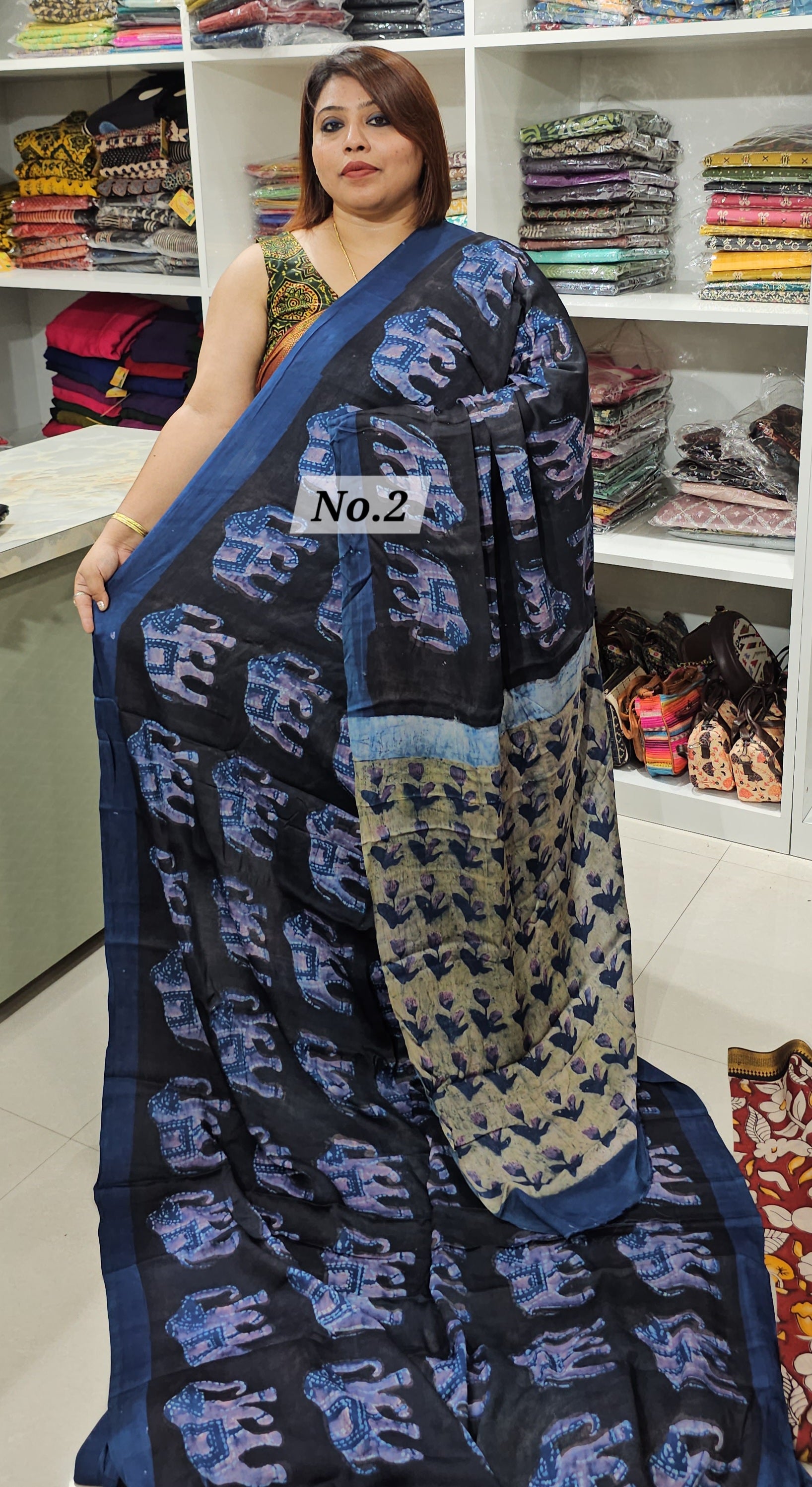 PURE MODAL VANSPATI SAREE (NO.2)