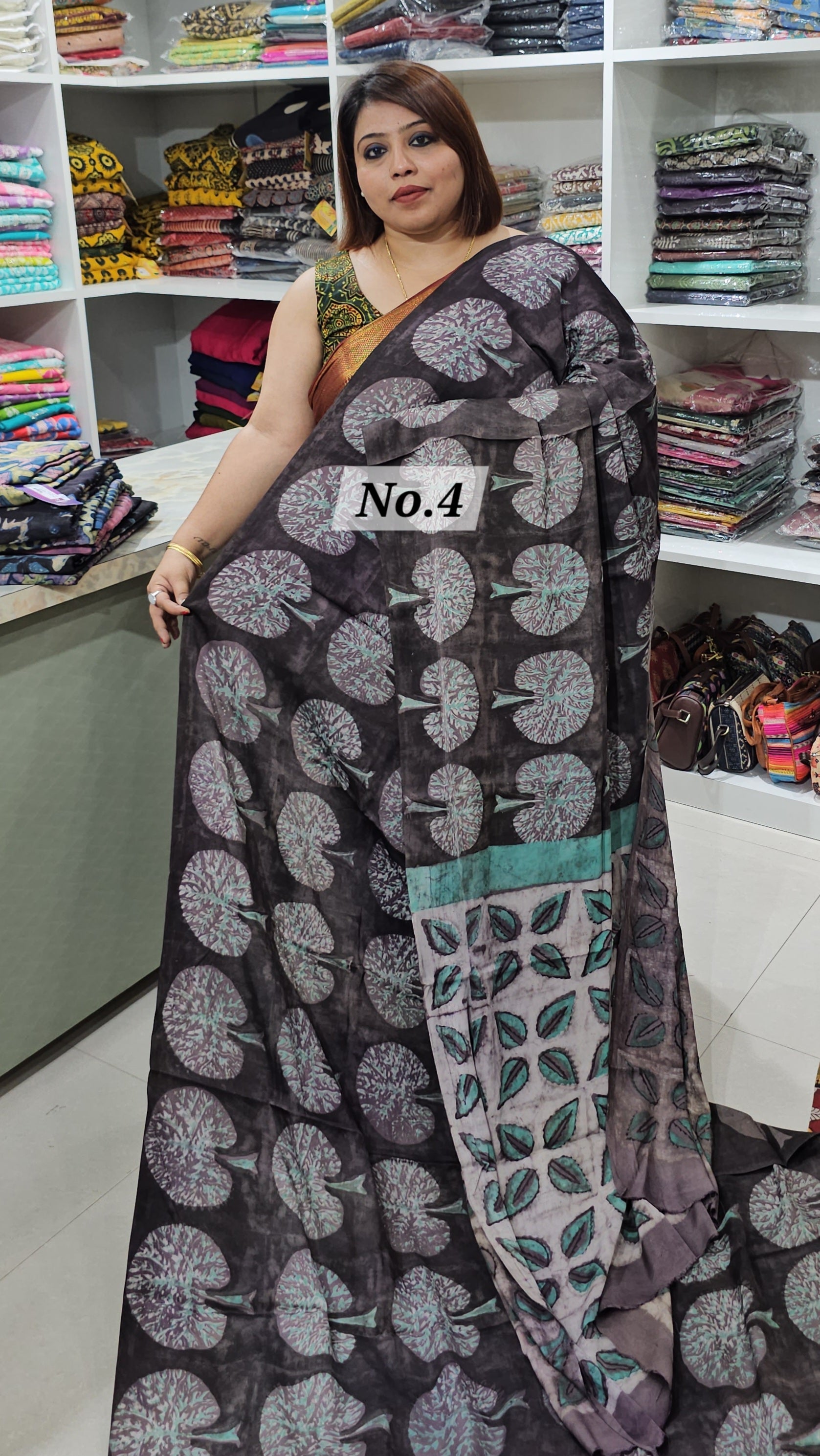 PURE MODAL VANSPATI SAREE (NO.4)