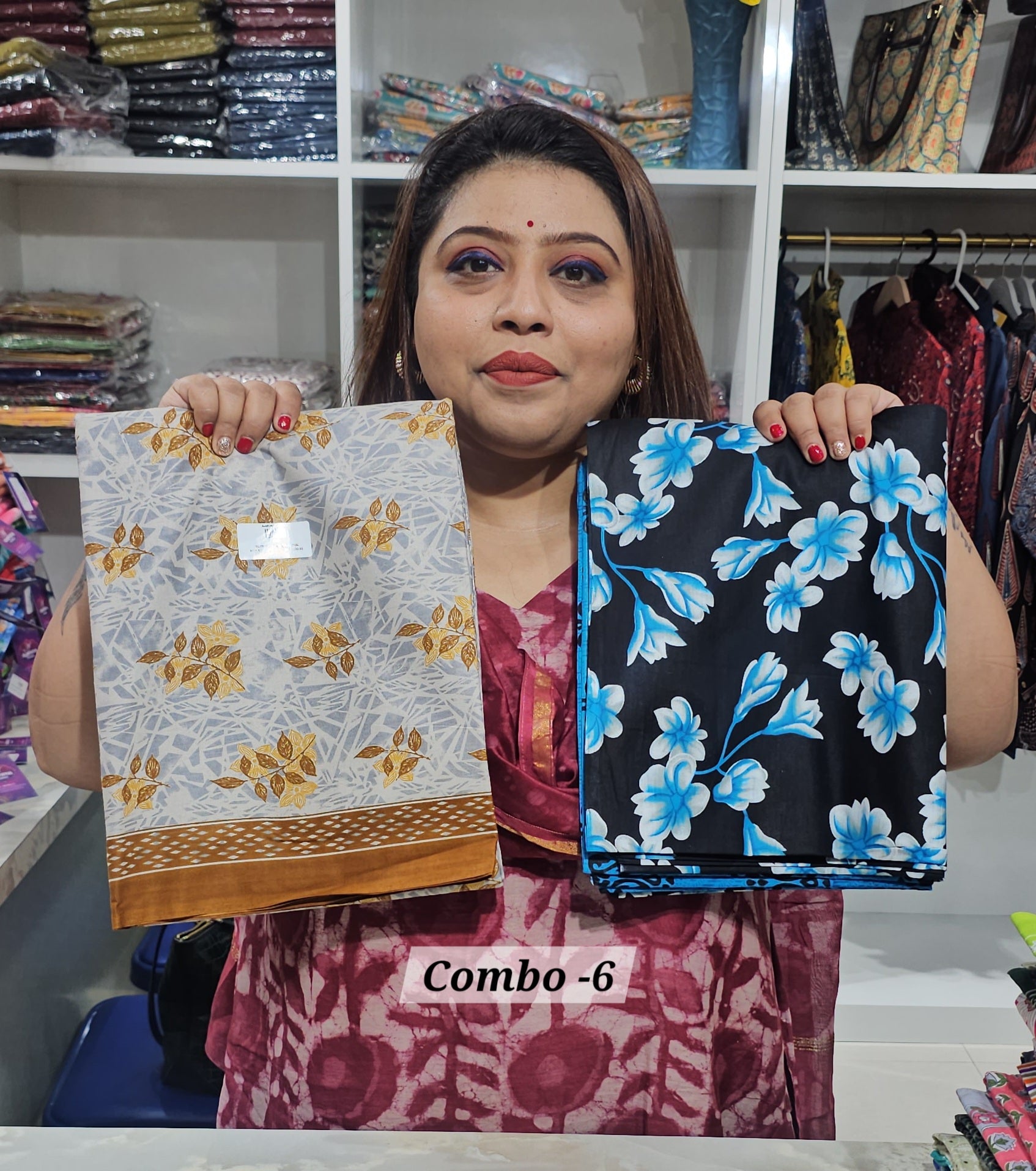PREMIUM 3PC DRESS MATERIAL (COMBO - 6)