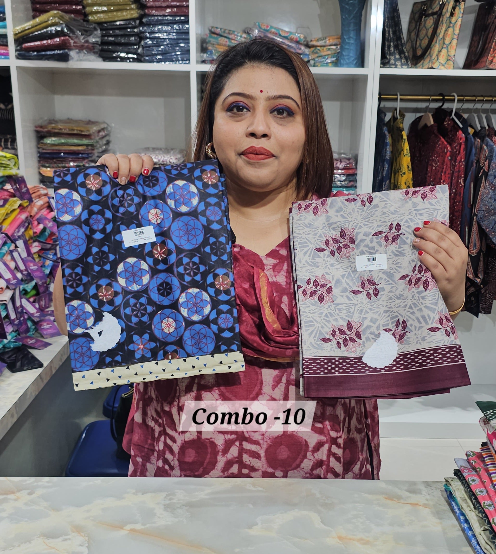 PREMIUM 3PC DRESS MATERIAL (COMBO - 10)