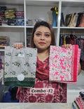 PREMIUM 3PC DRESS MATERIAL (COMBO - 12)