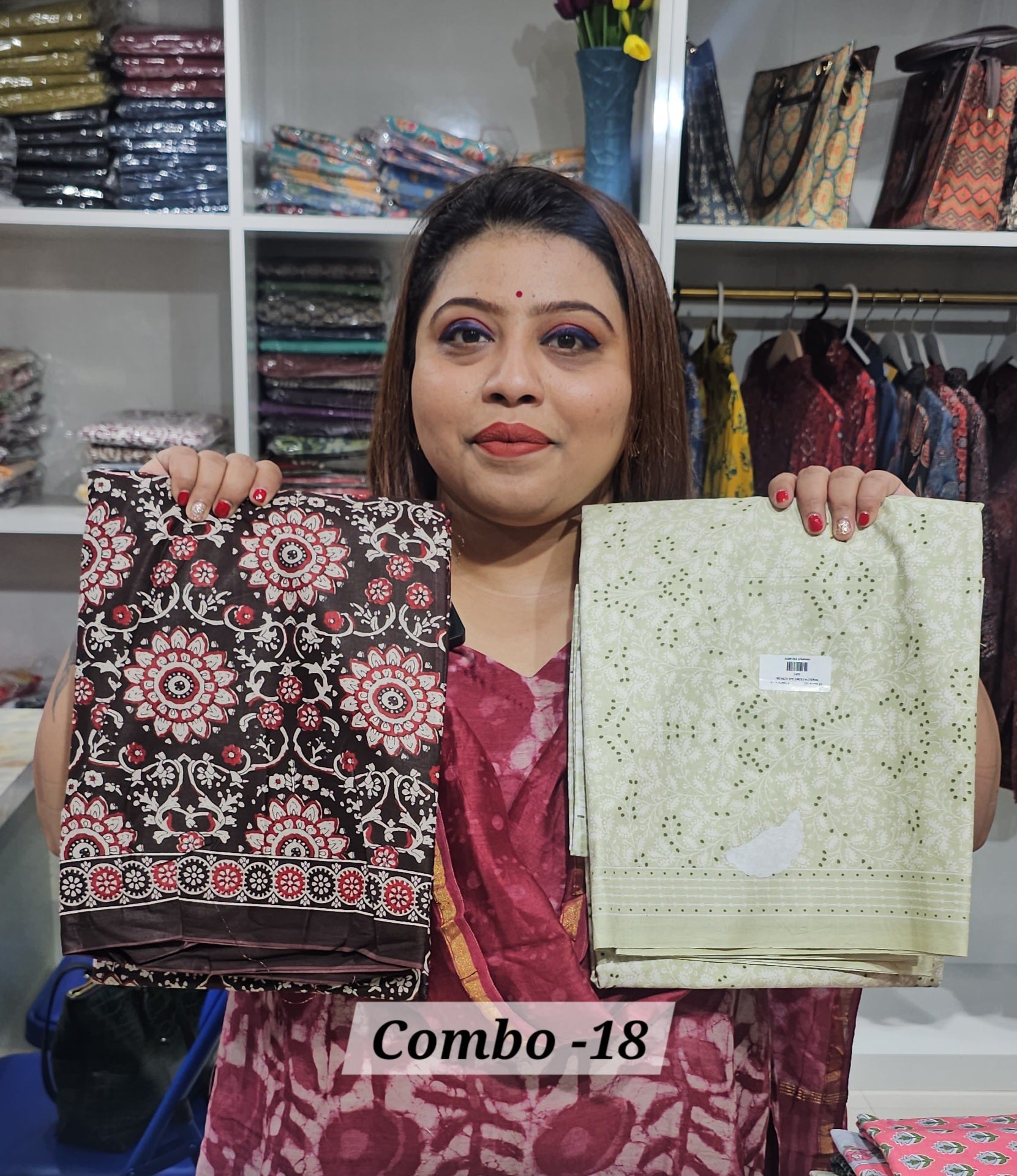 PREMIUM 3PC DRESS MATERIAL (COMBO - 18)