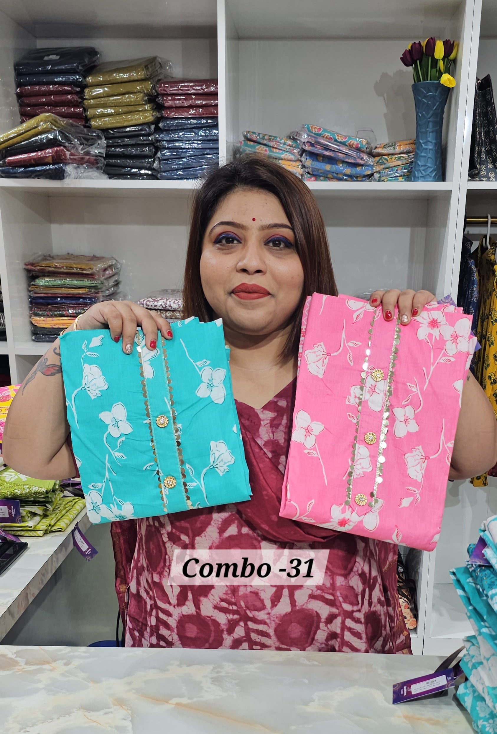 PREMIUM 3PC DRESS MATERIAL (COMBO - 31)