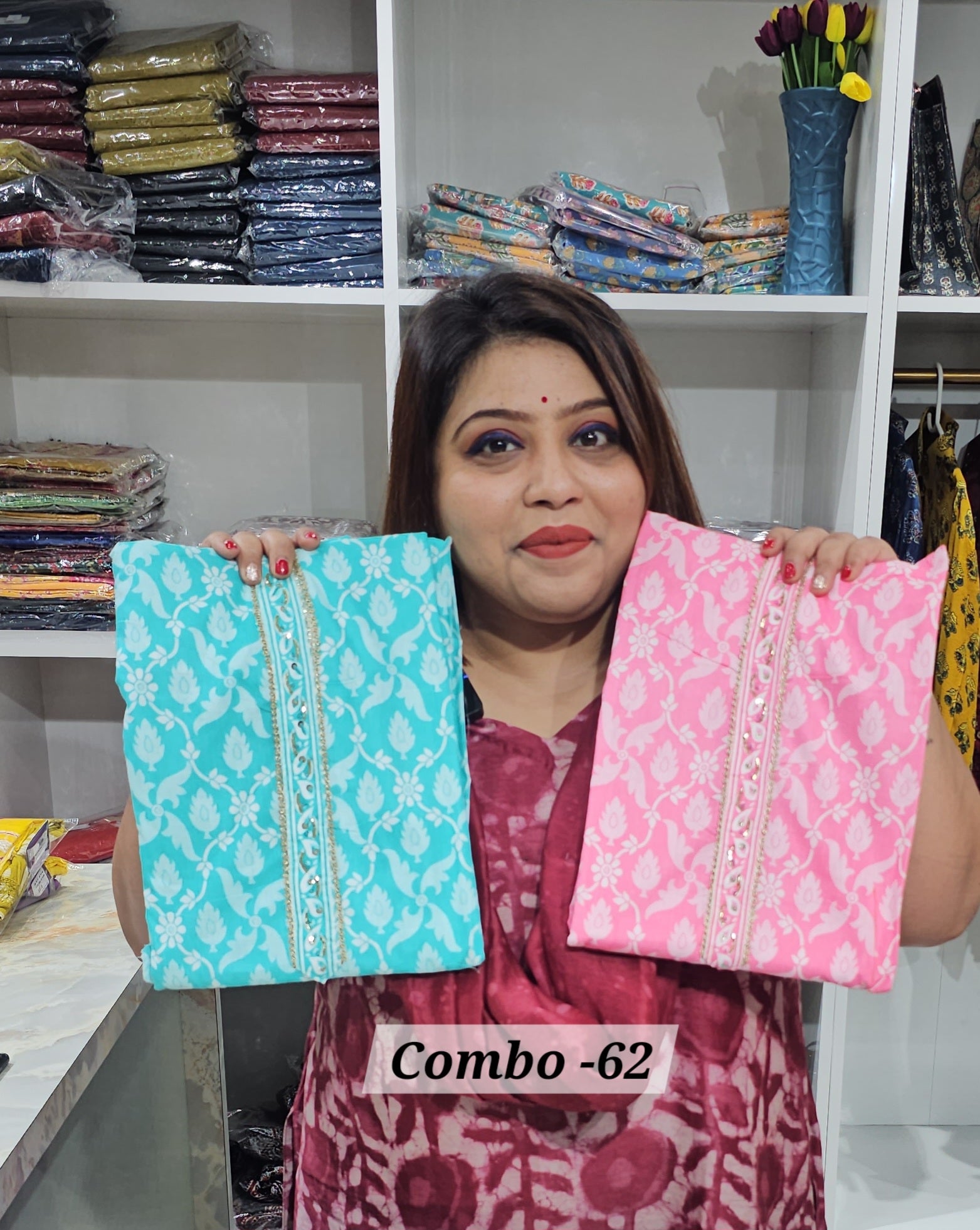 PREMIUM 3PC DRESS MATERIAL (COMBO - 62)