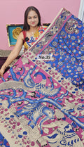 HANDBLOCK MAL COTTON KALAMKARI  SAREE (NO.35)