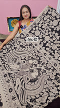 HANDBLOCK MAL COTTON KALAMKARI  SAREE (NO.42)