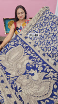 HANDBLOCK MAL COTTON KALAMKARI  SAREE (NO.48)