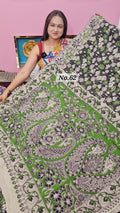 HANDBLOCK MAL COTTON KALAMKARI  SAREE (NO.62)