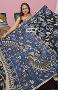 HANDBLOCK MAL COTTON KALAMKARI  SAREE (NO.81)