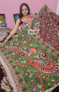HANDBLOCK MAL COTTON KALAMKARI  SAREE (NO.82)