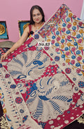 HANDBLOCK MAL COTTON KALAMKARI  SAREE (NO.83)