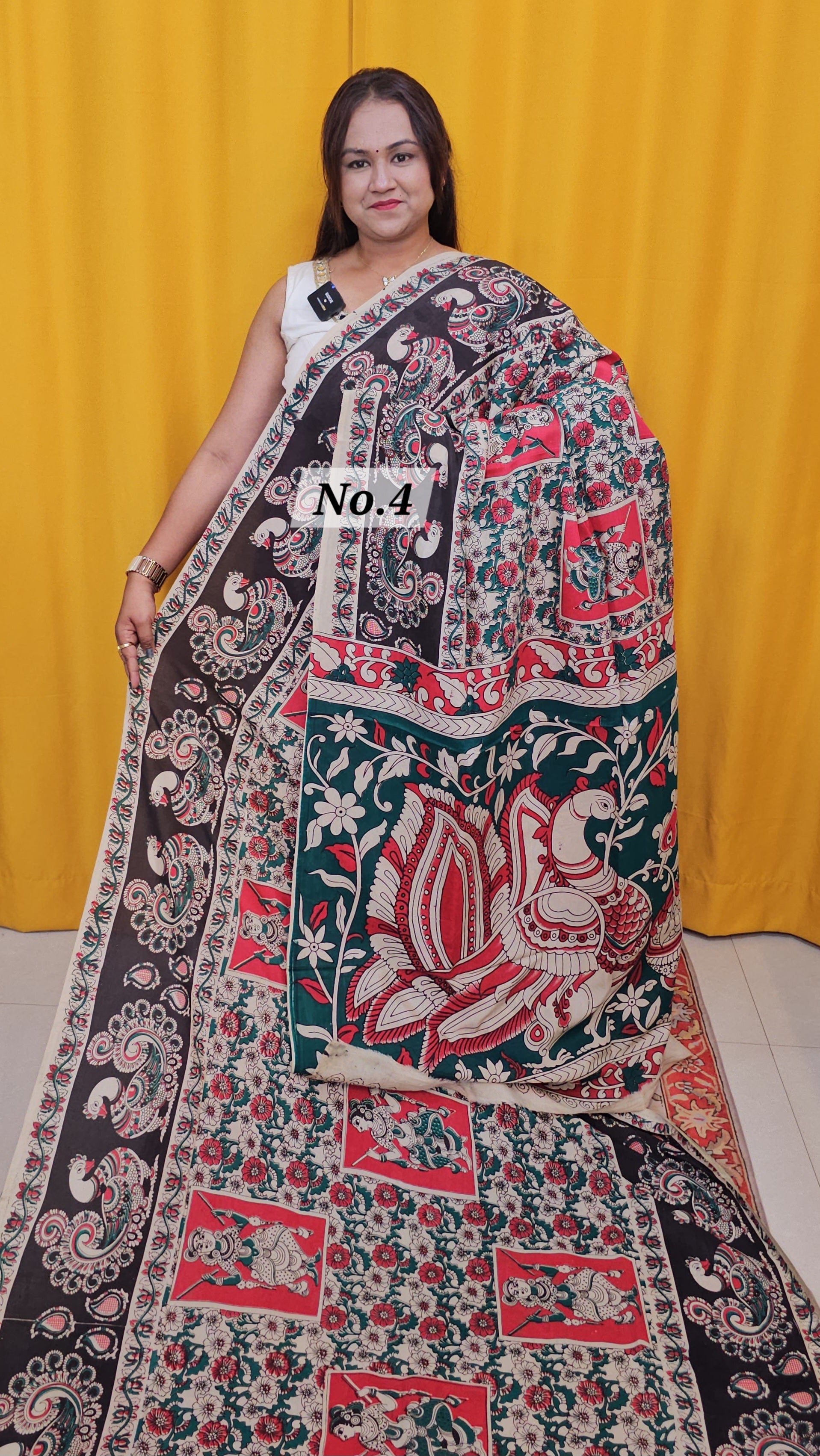 KALAMKARI SILK SAREE (NO.4)