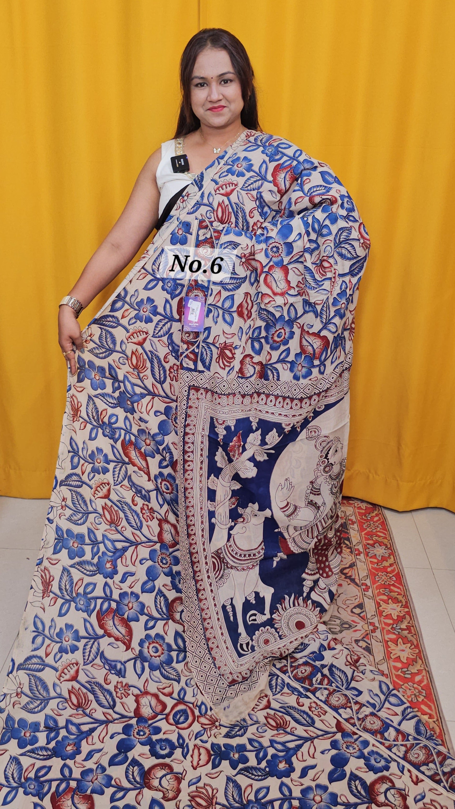 KALAMKARI SILK SAREE (NO.6)