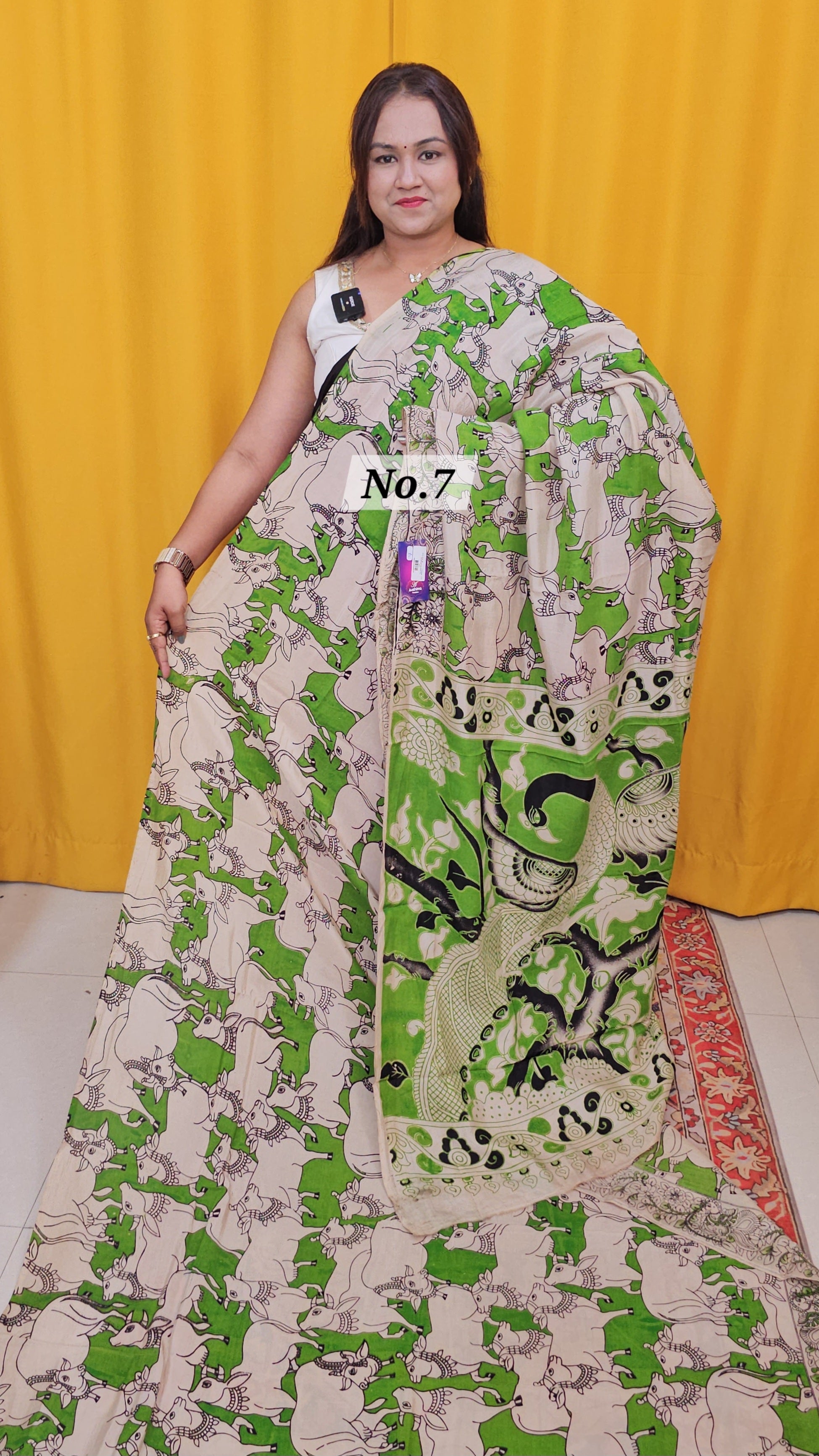 KALAMKARI SILK SAREE (NO.7)