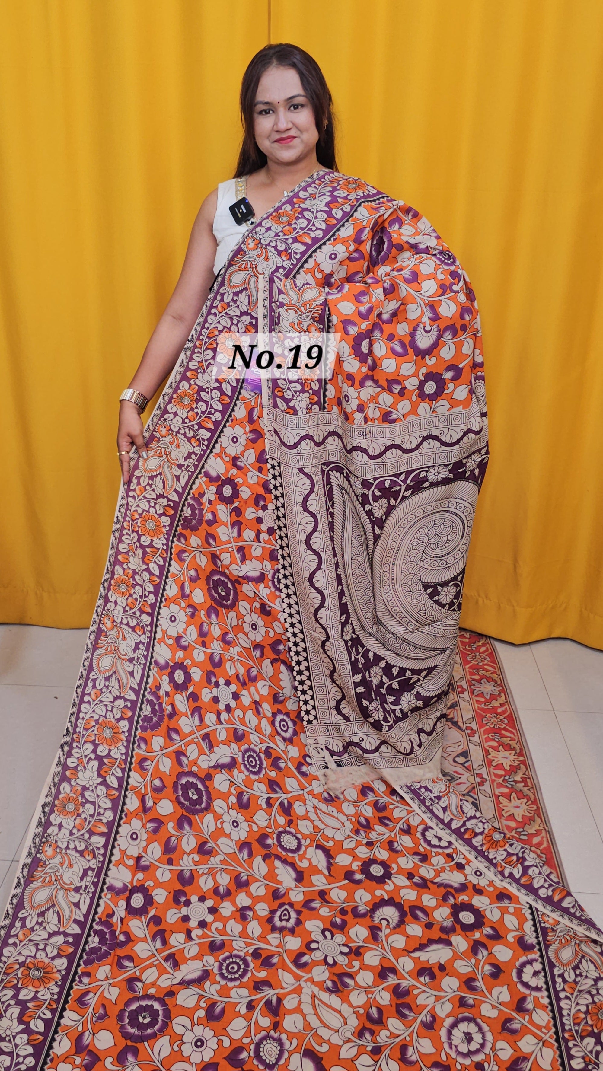 KALAMKARI SILK SAREE (NO.19)