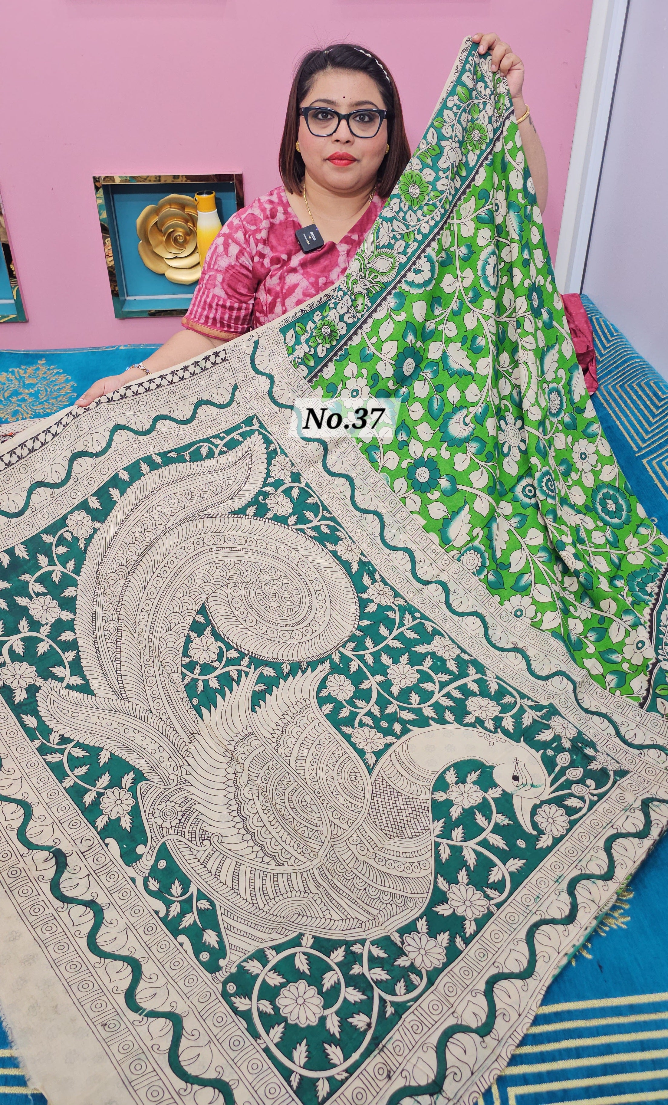 KALAMKARI SILK SAREE (NO.37)