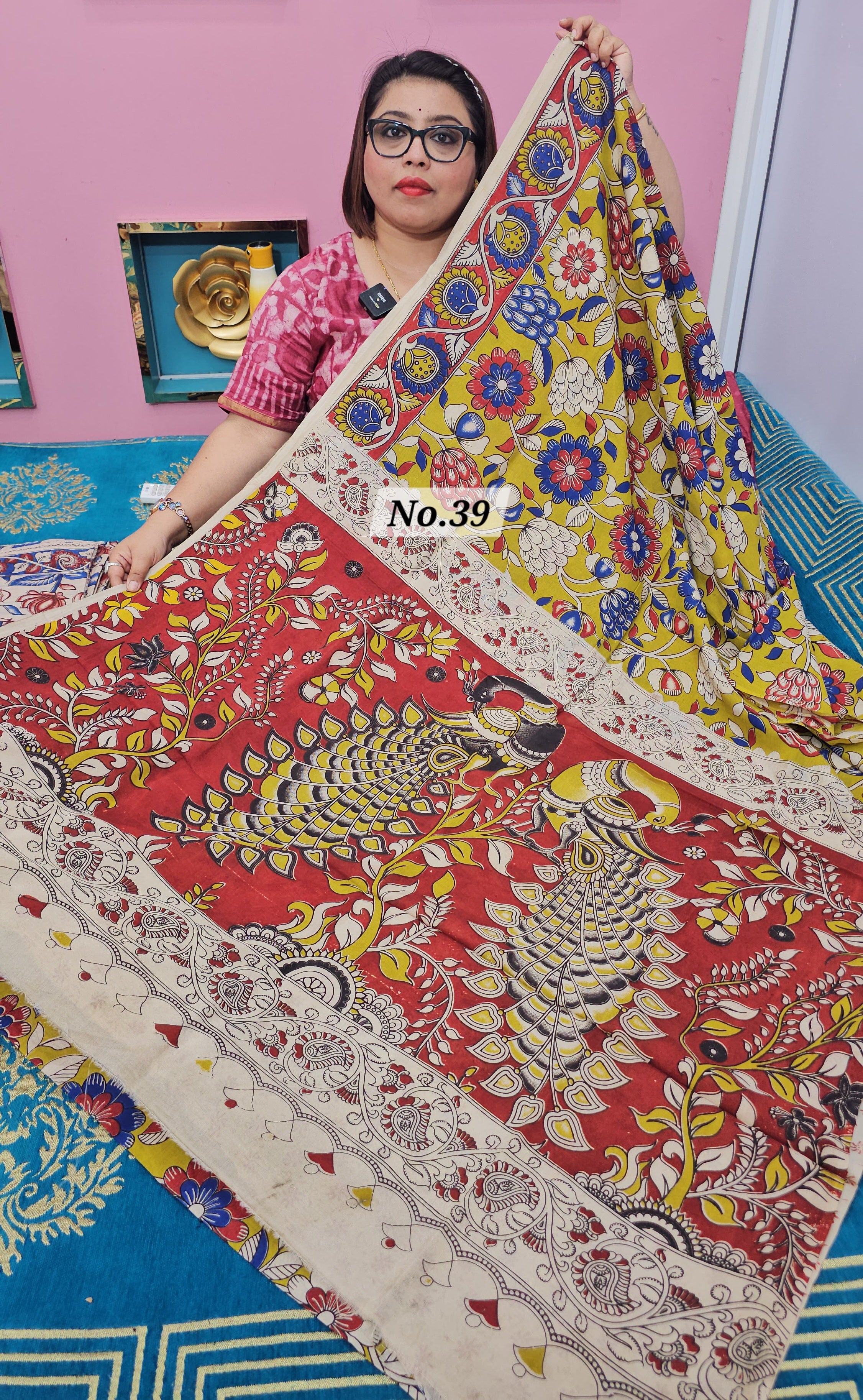 KALAMKARI SILK SAREE (NO.39)
