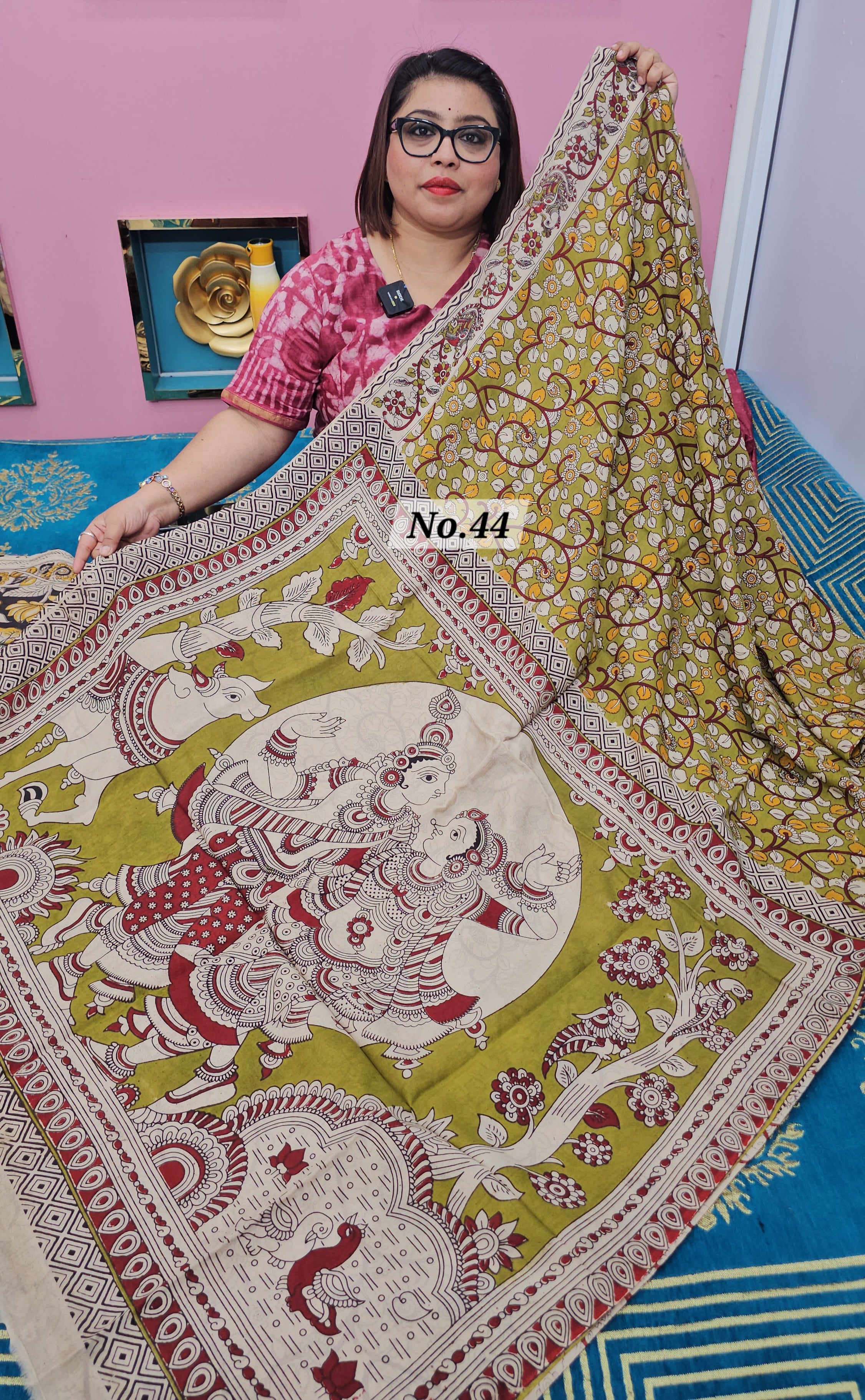 KALAMKARI SILK SAREE (NO.44)