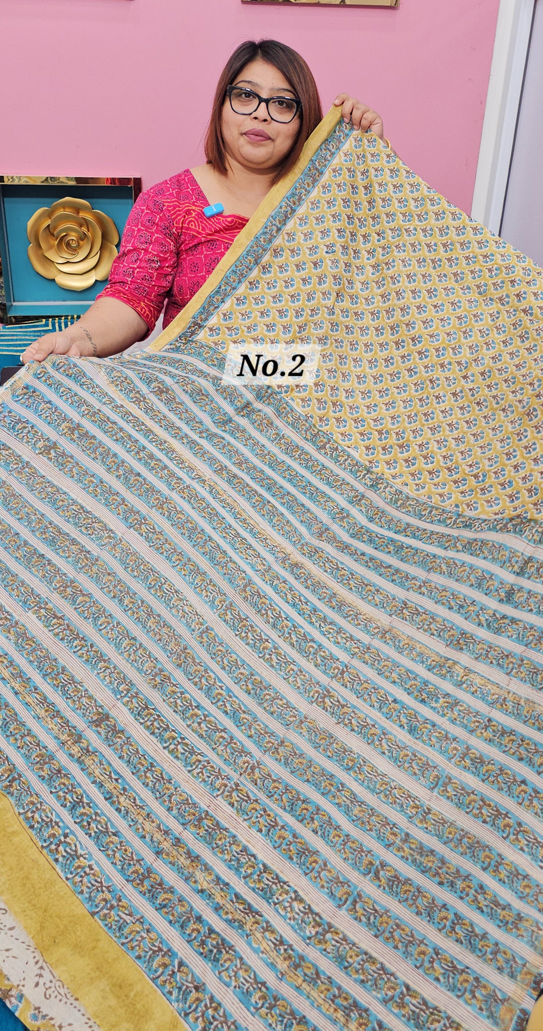 PURE CHANDERI SAREE (NO.2)