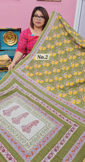 HANDBLOCK MAL COTTON SAREE (NO.2)