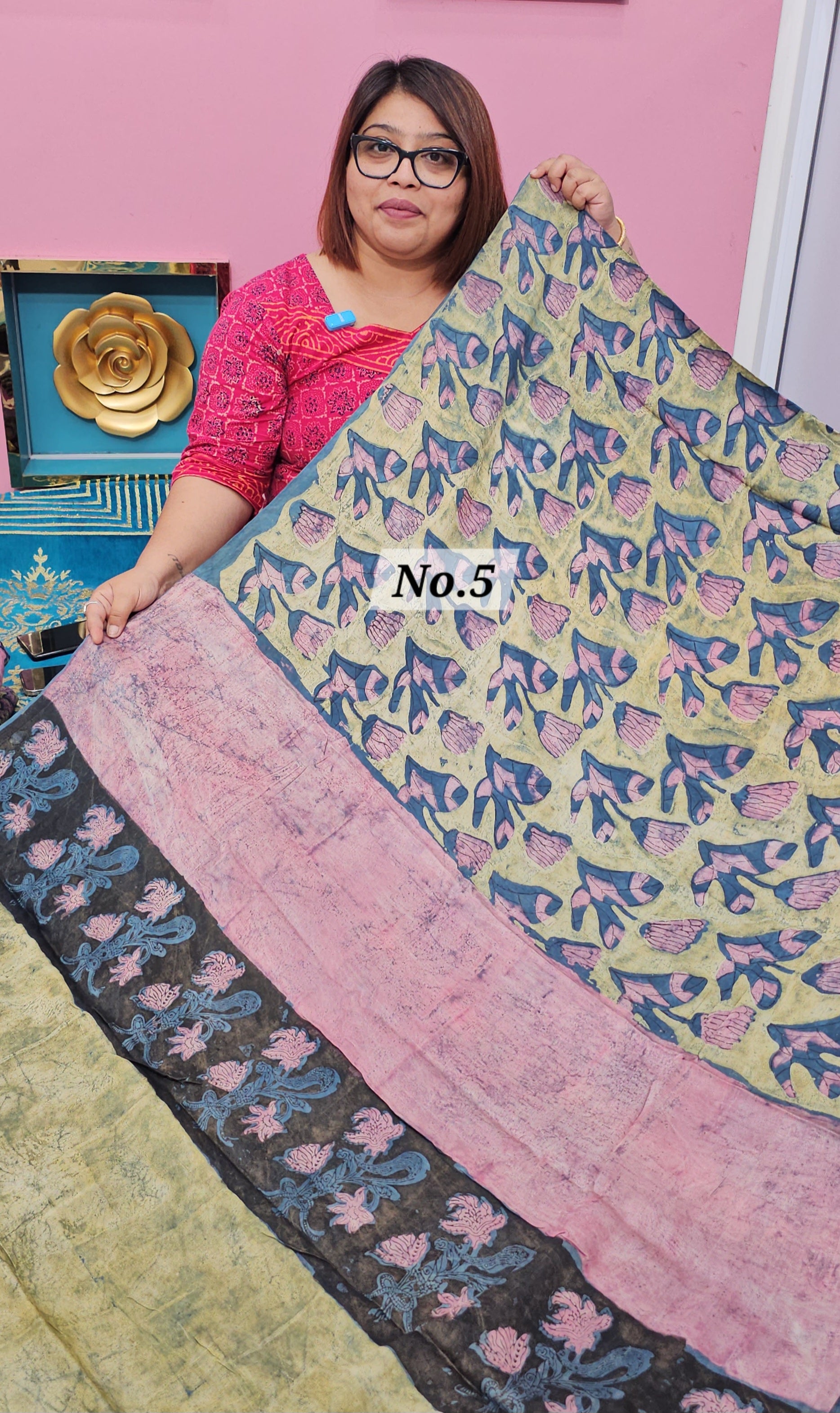 PURE MODAL VANASPATI SAREE (NO. 5)