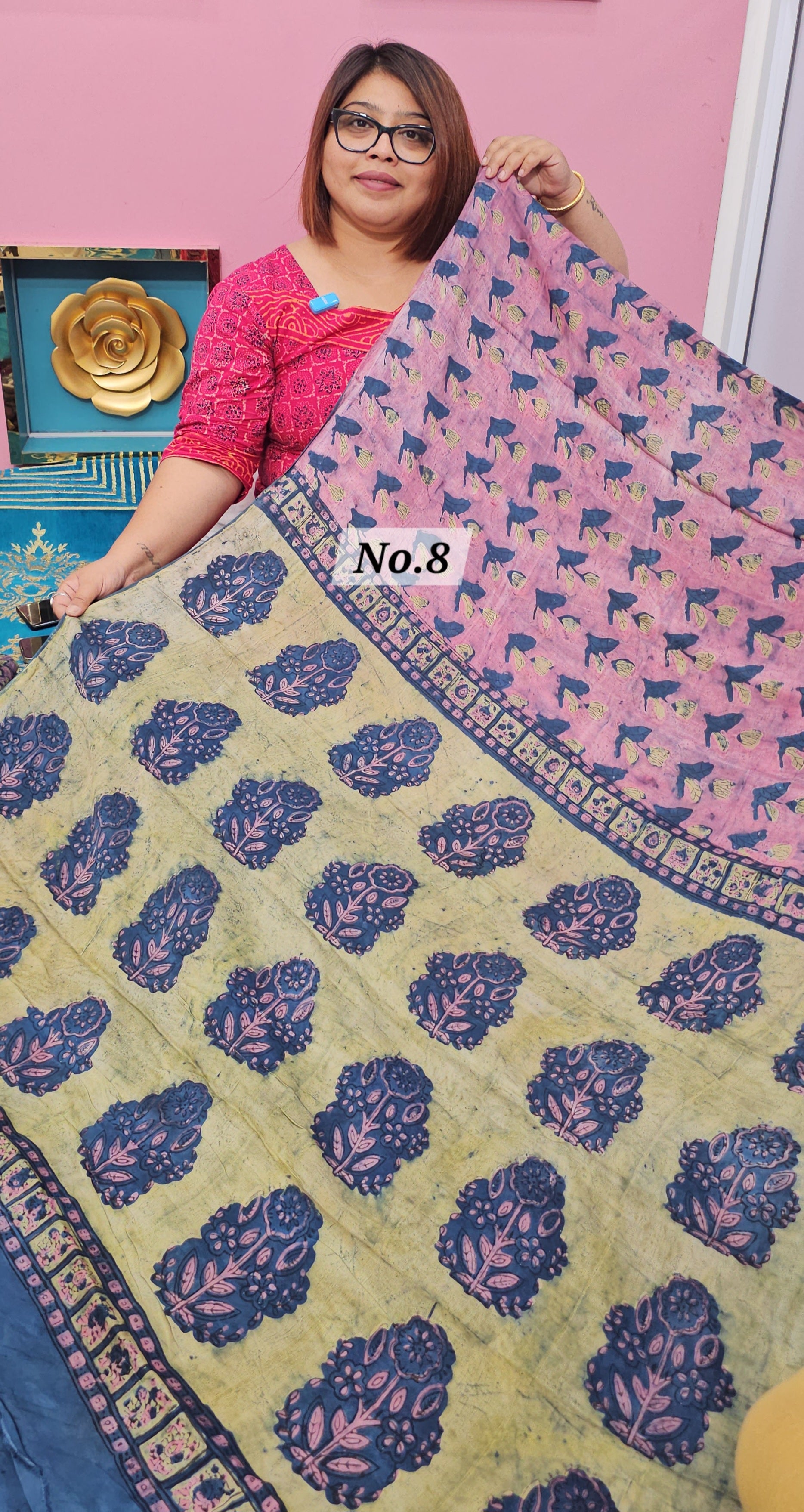 PURE MODAL VANASPATI SAREE (NO. 8)