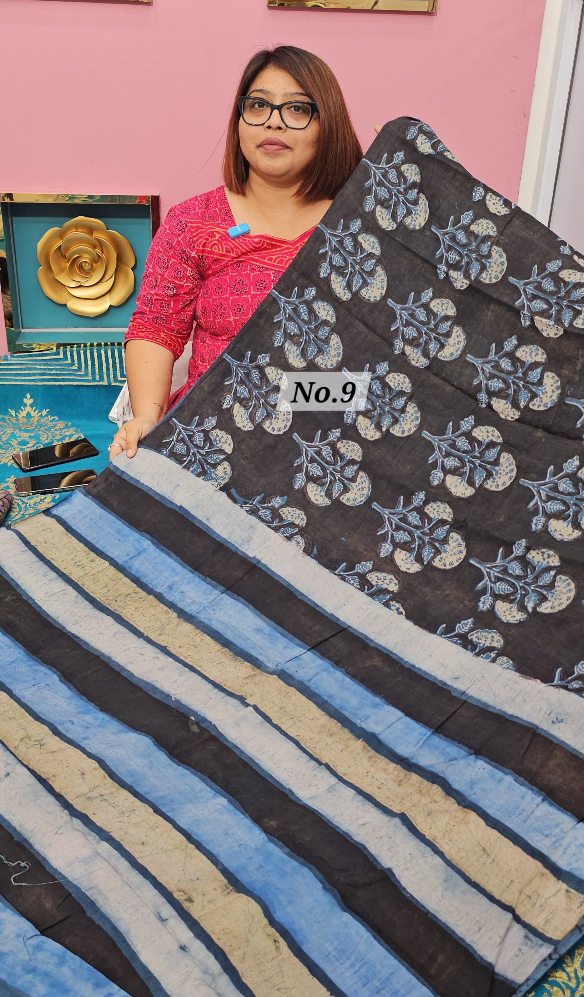 PURE MODAL VANASPATI SAREE (NO. 9)